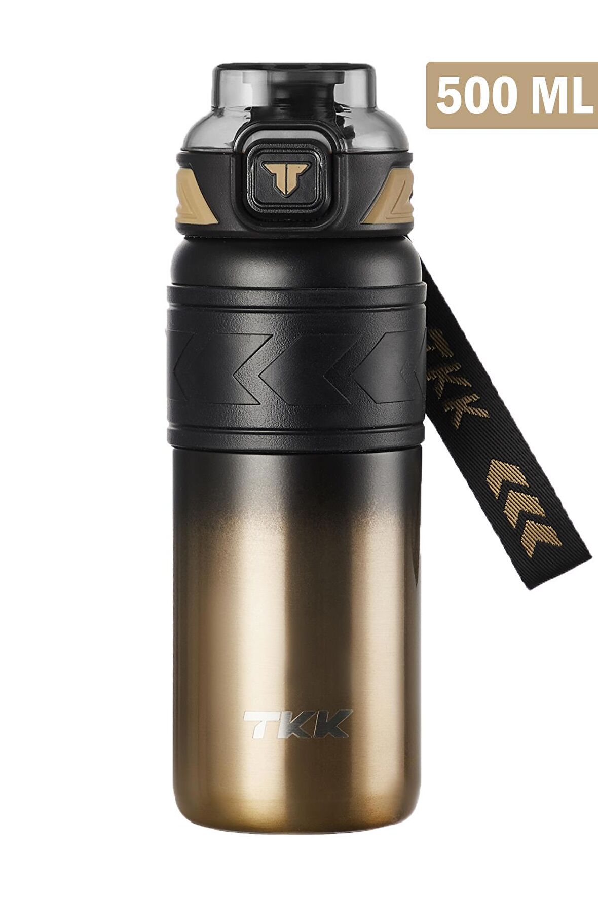 TKK 500 ML Çelik Termos Çift Kullanım Pipetli/Rahat İçim -12/24 Sıcak-Soğuk- Yalıtım -2022500ML