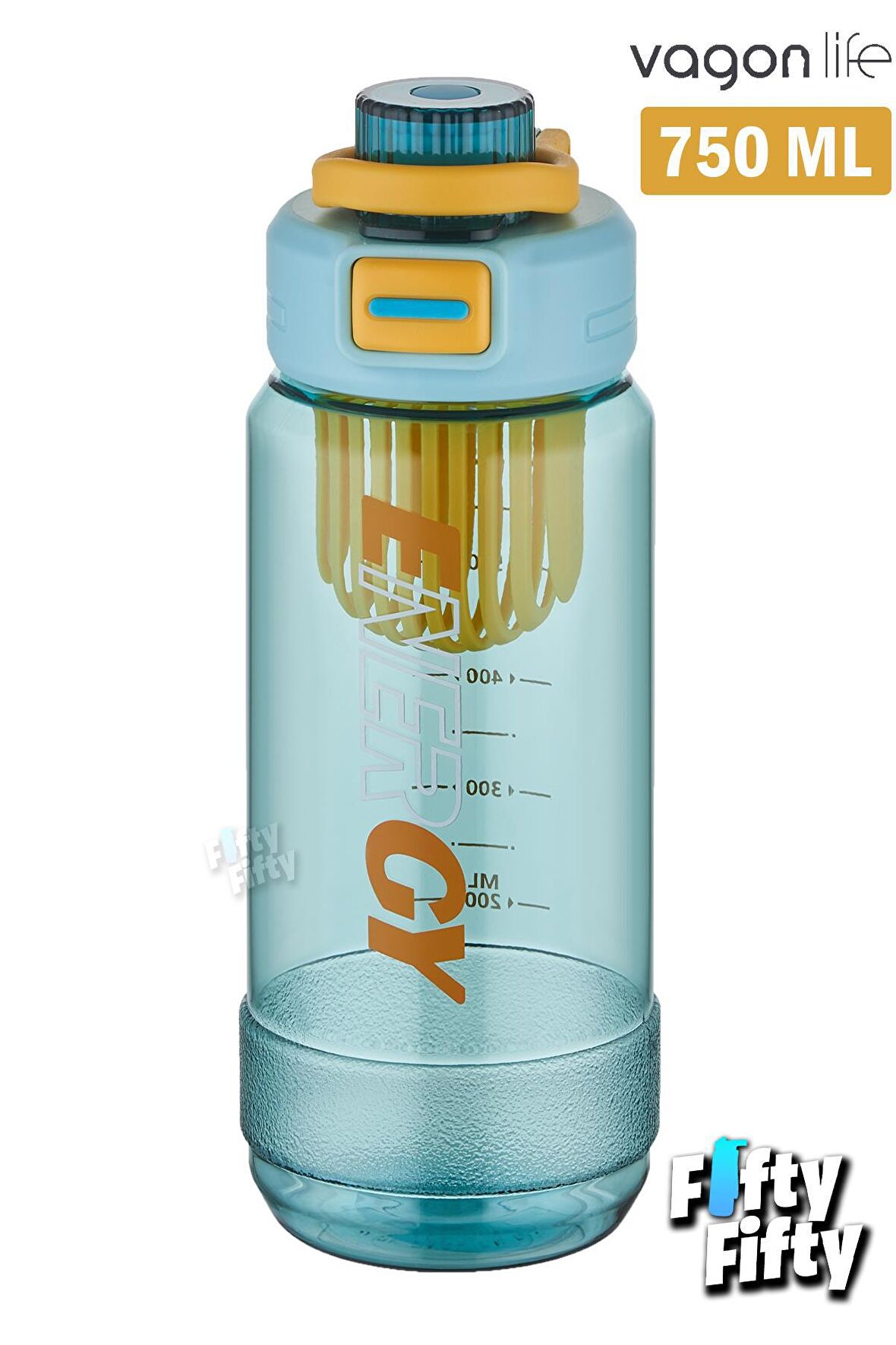 Vagonlife 750 ML -Energy- Rahat İçim (Pipetsiz)  Kulplu  Su Matarası -Süzgeçli-FFVGN2030750ML