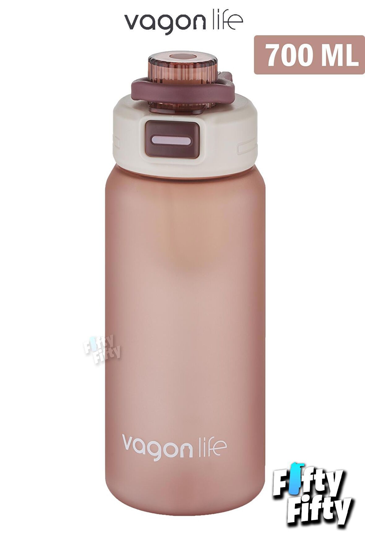 Vagonlife 700 ML Rahat İçim (Pipetsiz) Softtouch Kulplu Su Matarası -Süzgeçli-FFVGN2032700ML