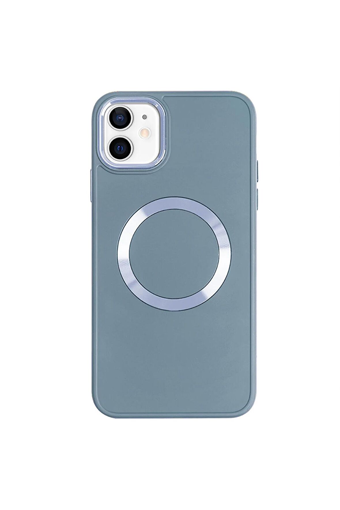 iPhone 11 Magsafe Mat Kırmızı Kablosuz Şarj Kılıfı