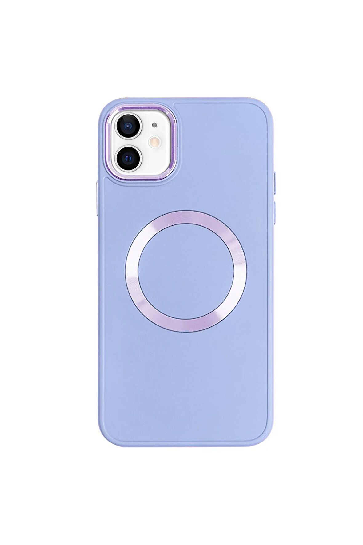 iPhone 11 Magsafe Mat Kırmızı Kablosuz Şarj Kılıfı