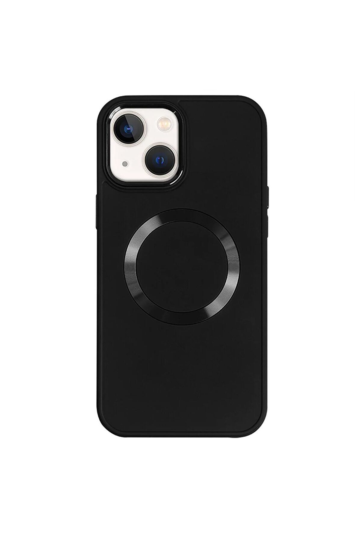 iPhone 14 Magsafe Mat Mor Kablosuz Şarj Kılıfı