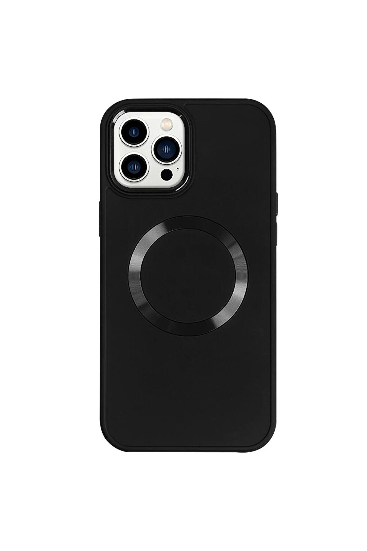 iPhone 14 Pro Magsafe Mat Lila Kablosuz Şarj Kılıfı