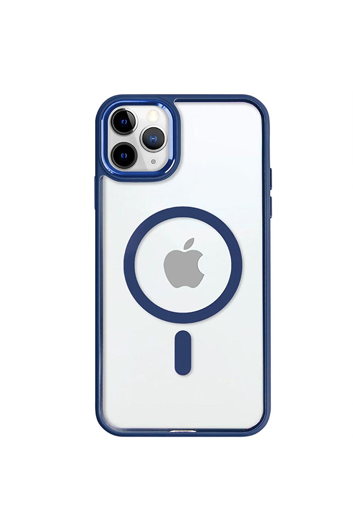 iPhone 11 Pro Lüks Magsafe Kablosuz Şarj Mıknatıslı Pembe Renkli Kılıf