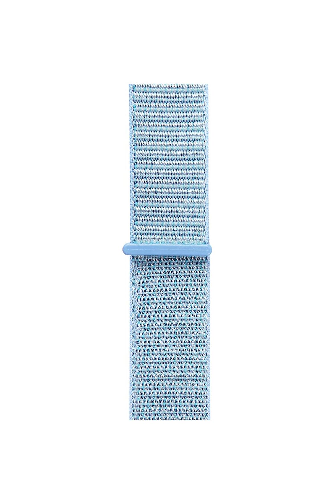 Watch Tüm Modeller Uyumlu Cırt Cırtlı Ayarlanabilir Bez Şeker Pembe Kordon 38 40 41 mm
