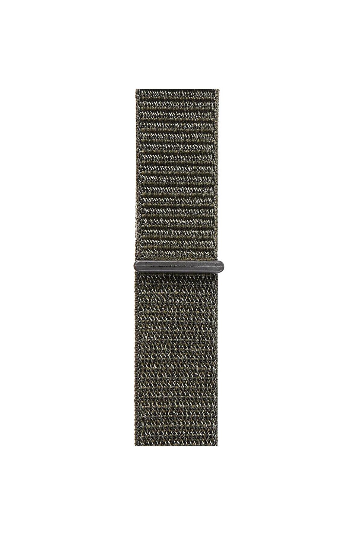 Watch Tüm Modeller Uyumlu Cırt Cırtlı Ayarlanabilir Bez Şeker Pembe Kordon 38 40 41 mm
