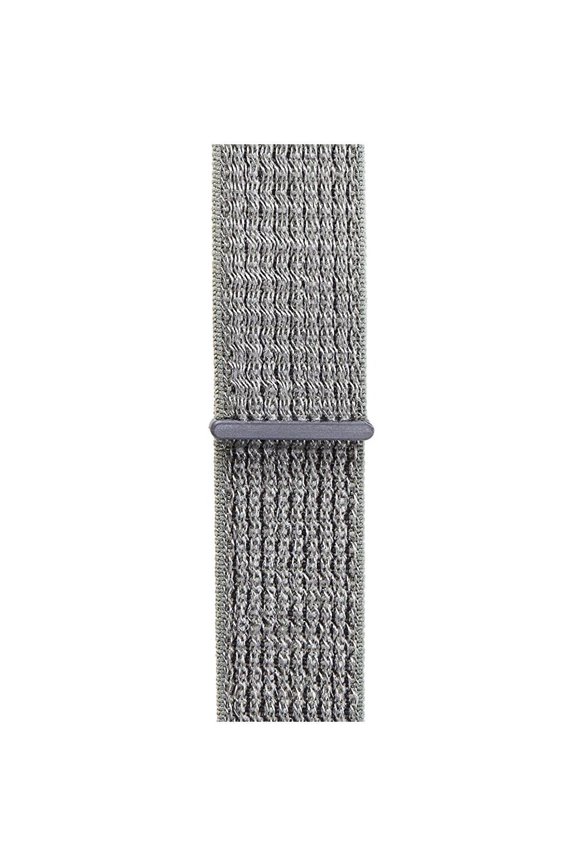 Watch Tüm Modeller Uyumlu Cırt Cırtlı Ayarlanabilir Bez Şeker Pembe Kordon 38 40 41 mm
