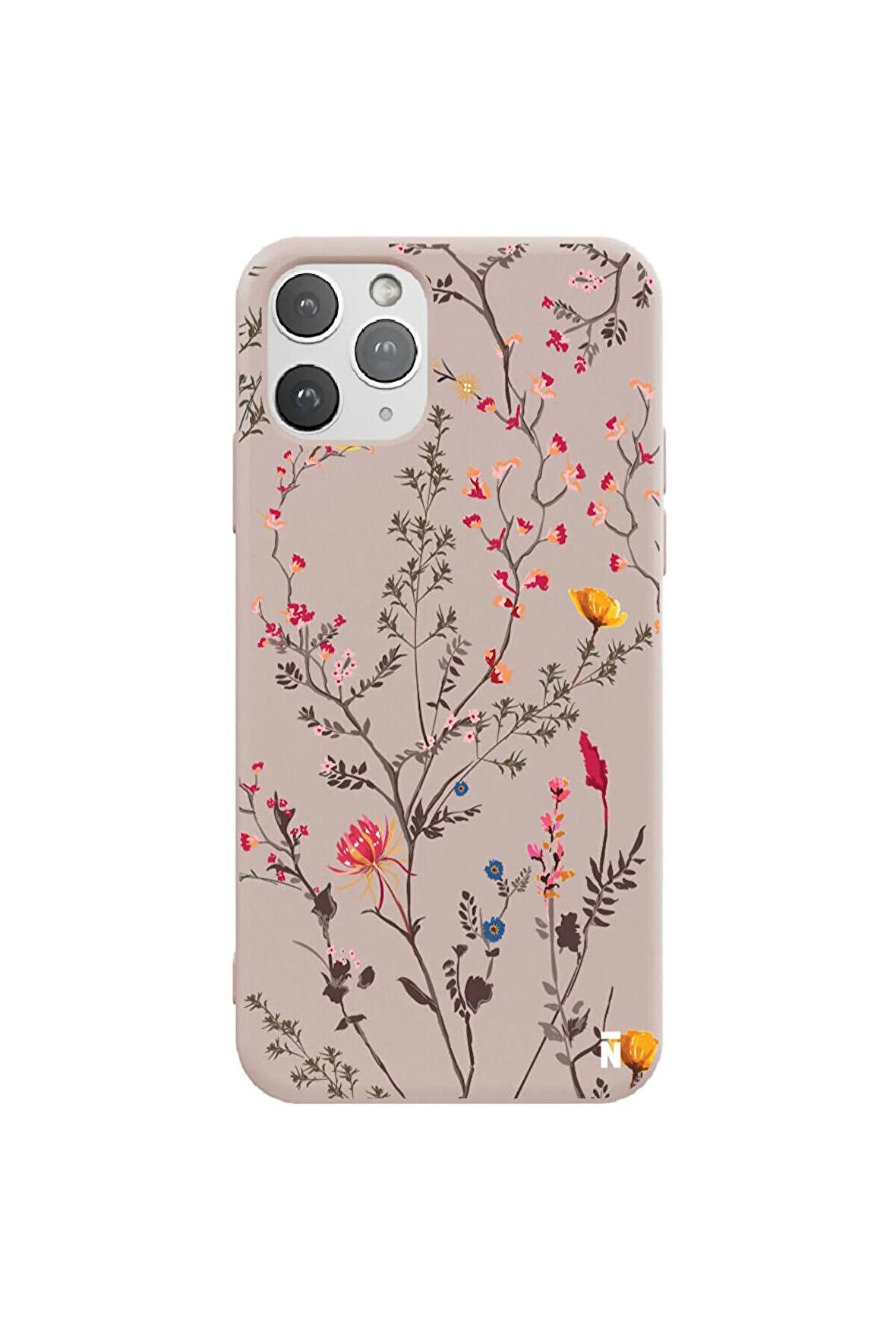 iPhone 11 Pro Max Silikon Urban Grafiti Yazılı Tarz Style Kırmızı Renkli Telefon Kılıfı