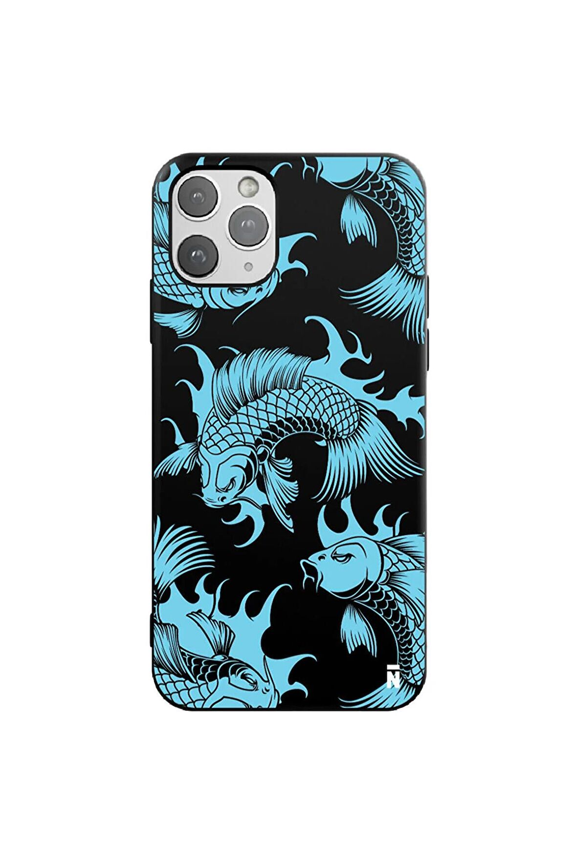 iPhone 11 Pro Max Silikon Urban Grafiti Yazılı Tarz Style Kırmızı Renkli Telefon Kılıfı