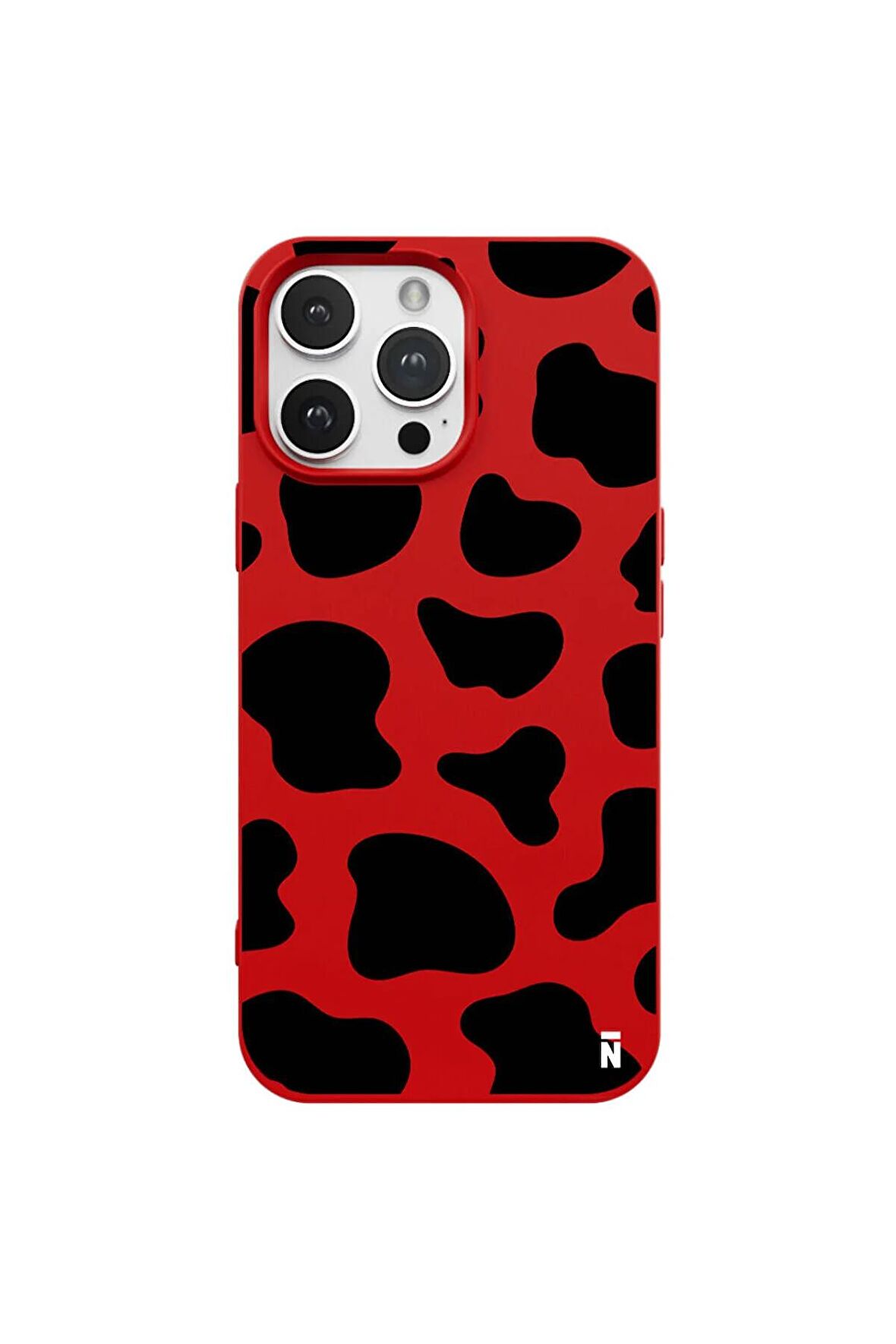 iPhone 13 Pro Max Silikon Urban Grafiti Yazılı Tarz Style Kırmızı Renkli Telefon Kılıfı