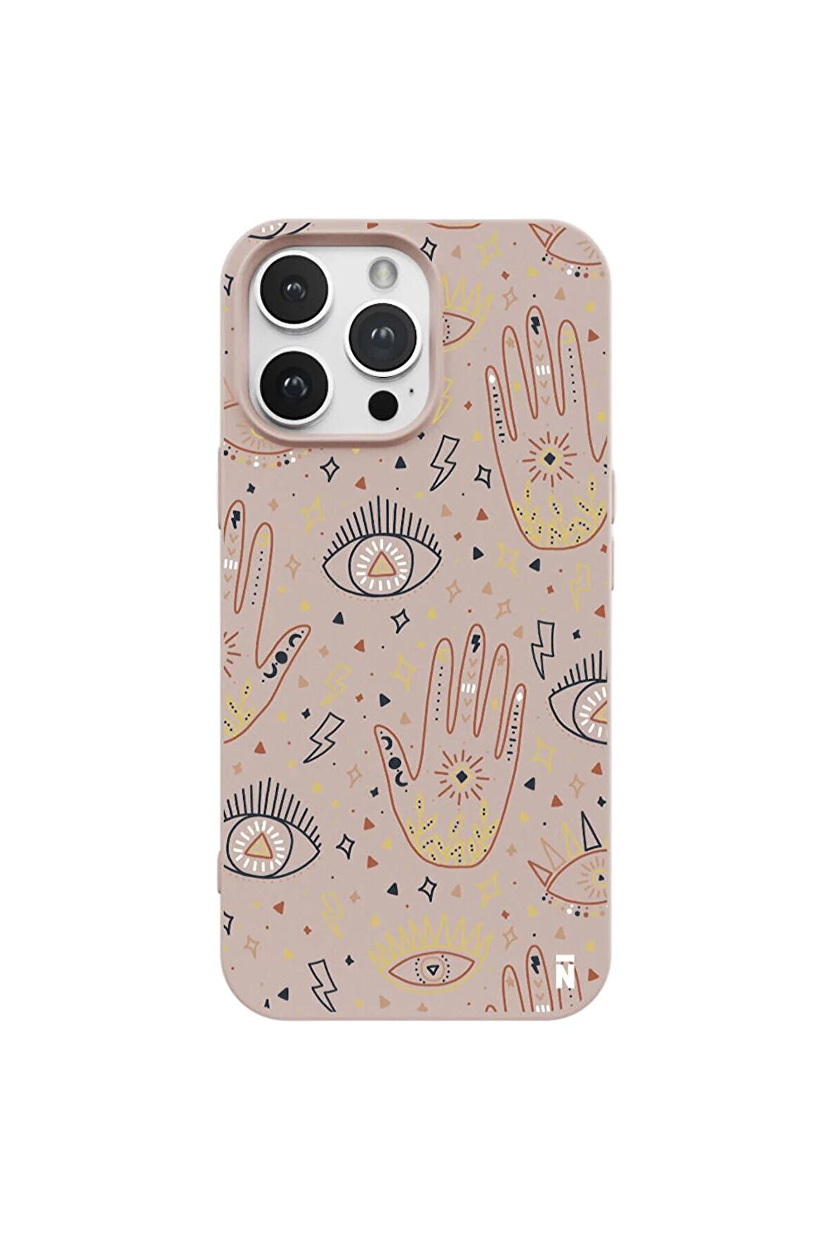 iPhone 13 Pro Max Silikon Urban Grafiti Yazılı Tarz Style Kırmızı Renkli Telefon Kılıfı