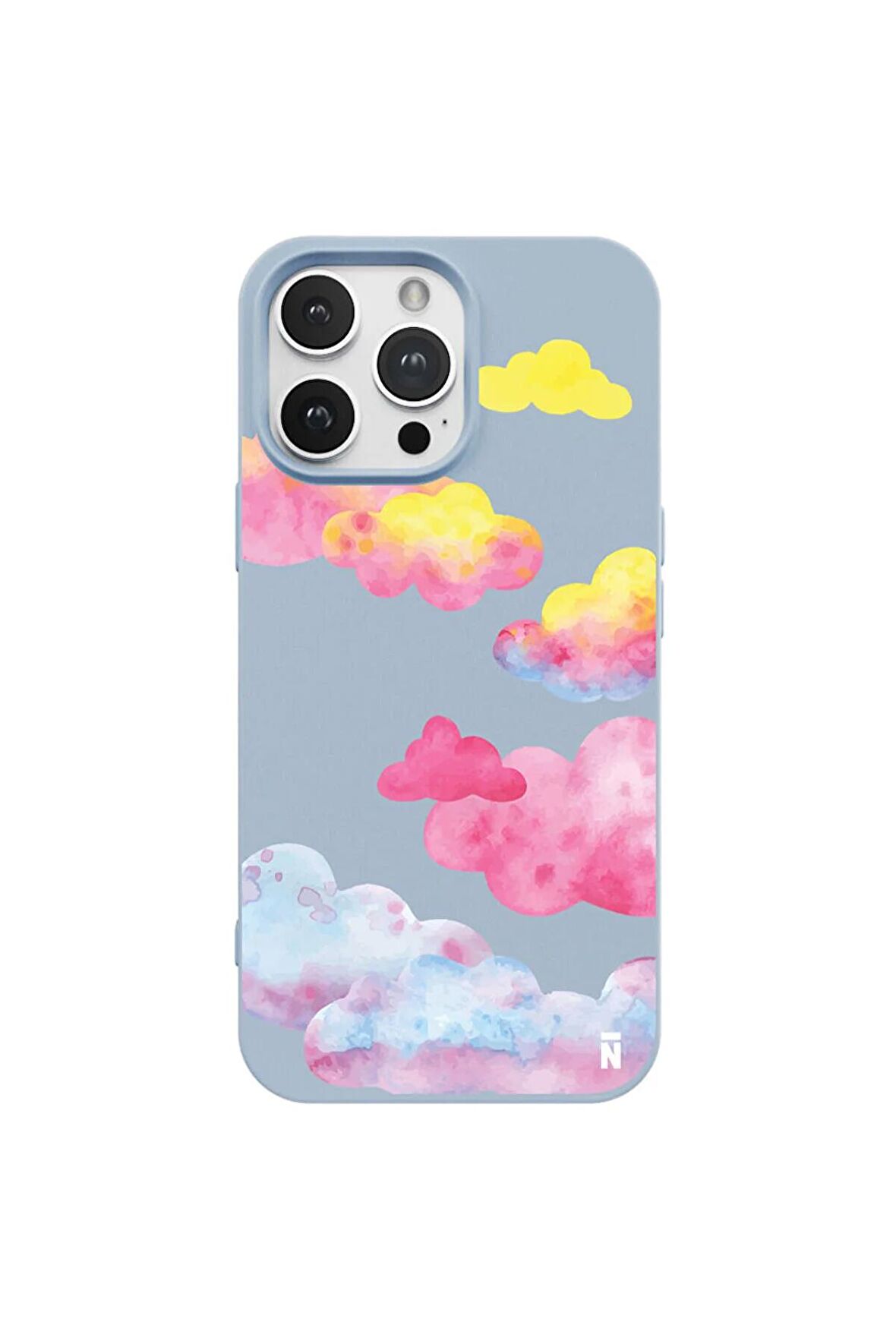 Iphone 14 Pro Max Özel Tasarım Yazılı Visual Love Sanal Aşk Lila Renkli Silikon Telefon Kılıfı