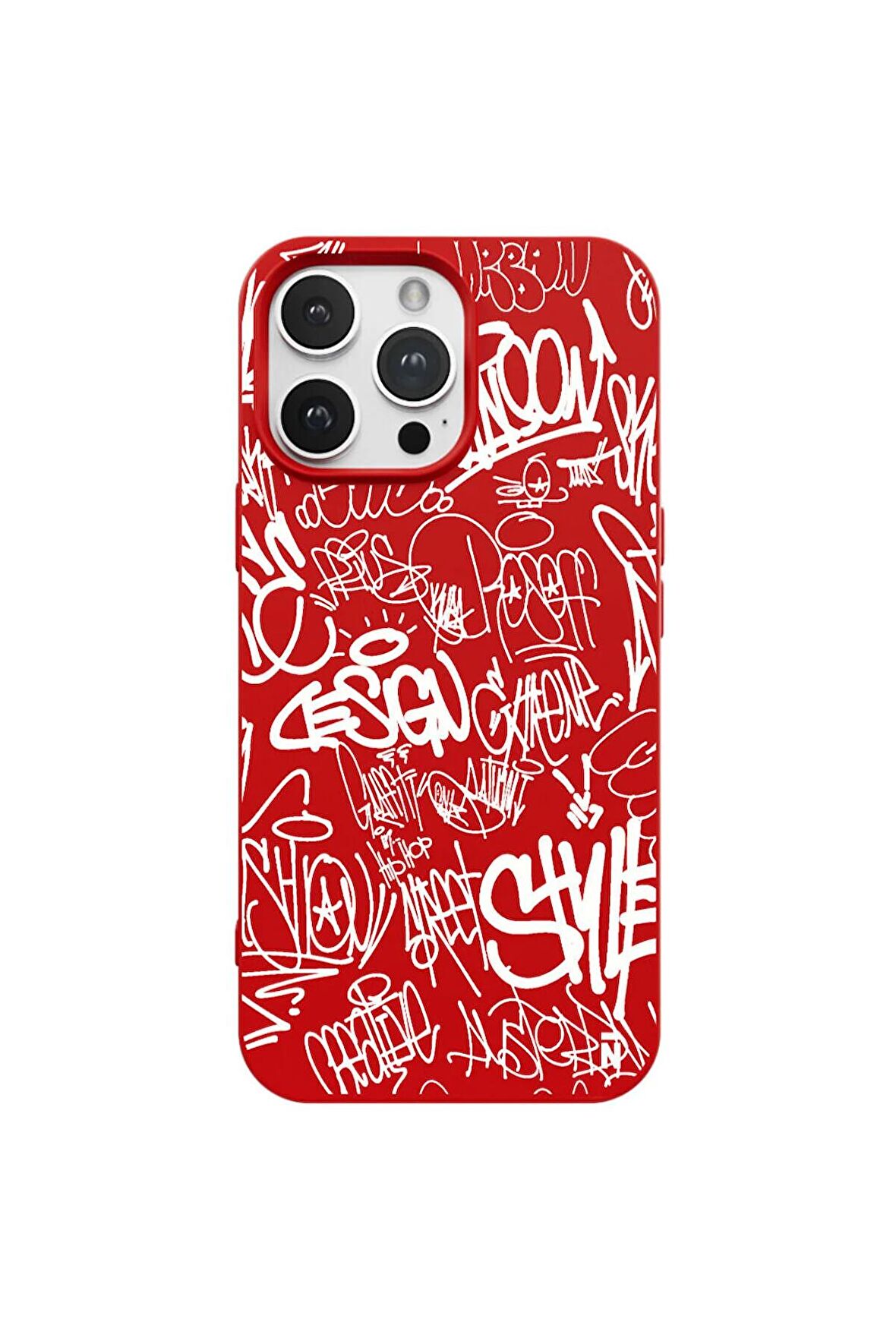 Iphone 14 Pro Max Özel Tasarım Yazılı Visual Love Sanal Aşk Lila Renkli Silikon Telefon Kılıfı