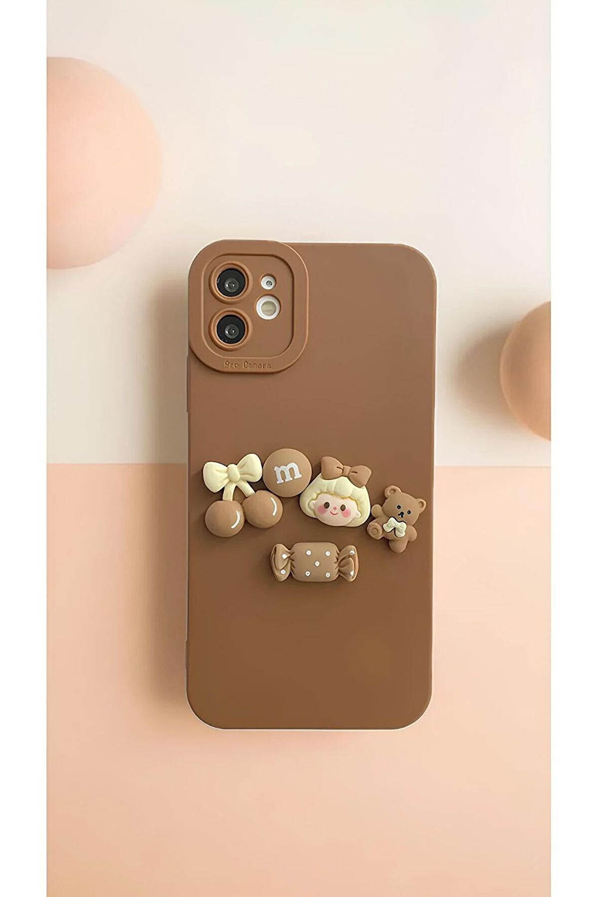 iPhone 11 Özel Üretim 3 Boyutlu Dondurma Tasarımlı Silikon Telefon Kılıfı