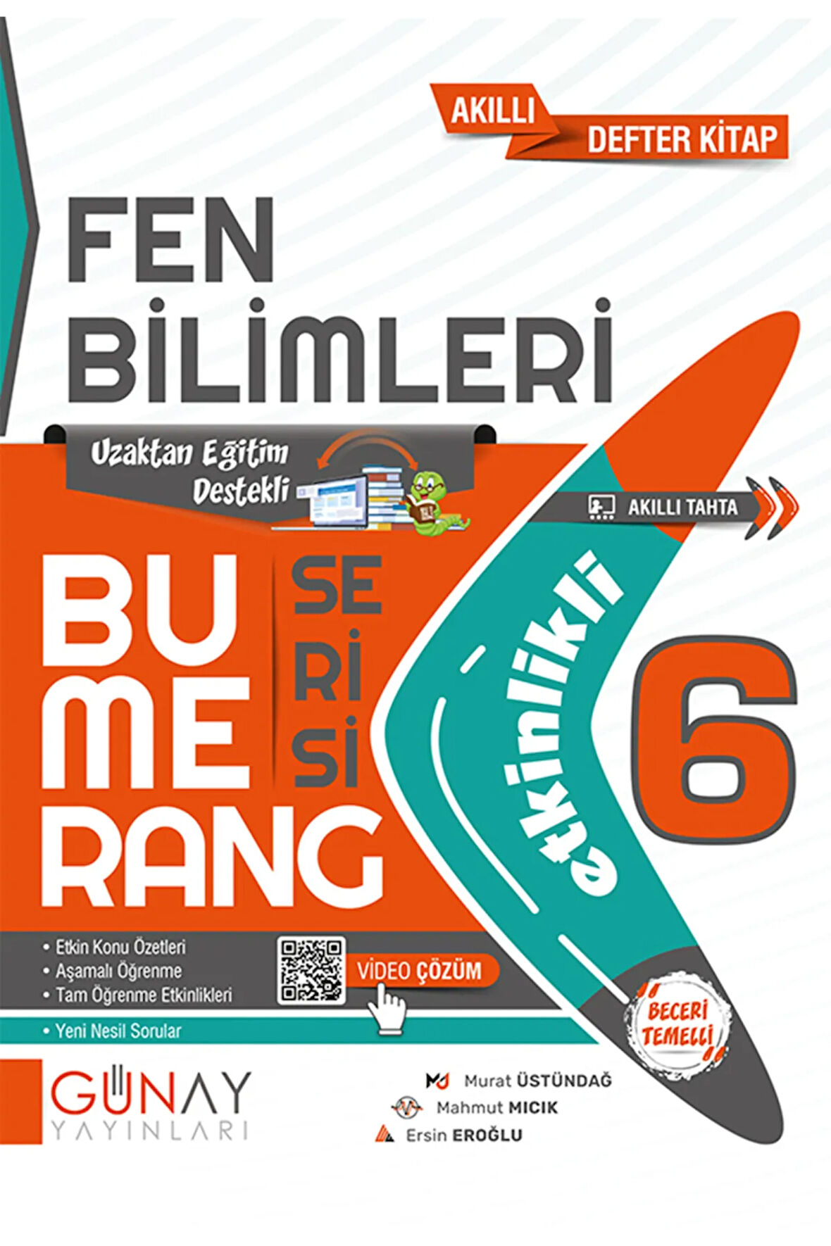 6.Sınıf Bumerang Fen Bilimleri Etkinlikli Akıllı Kitap 20222023