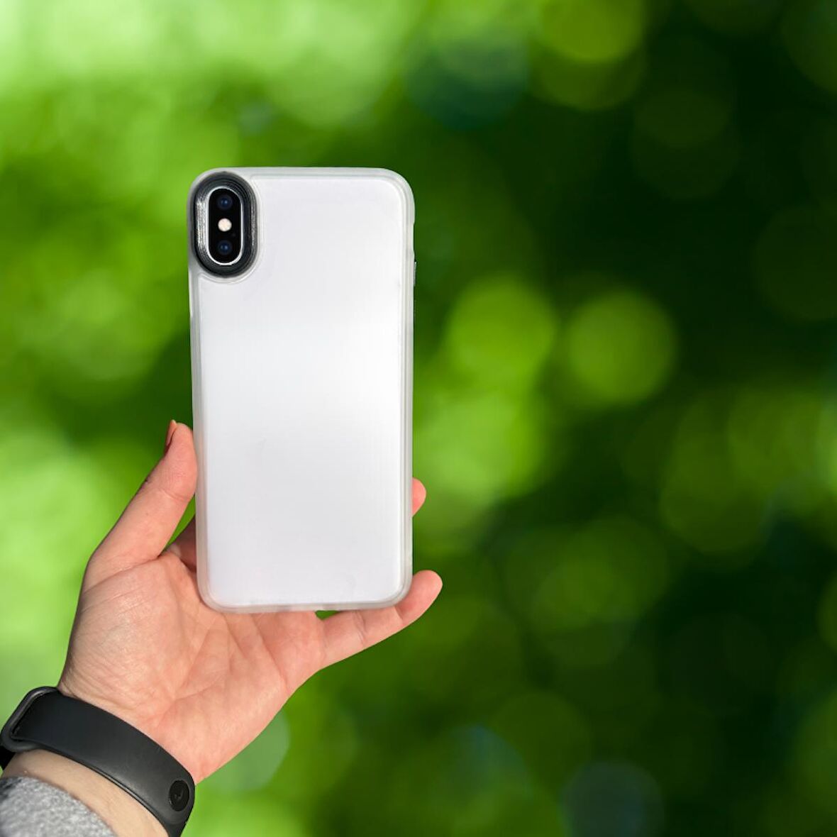 İPHONE XS MAX YANLARI RENKLİ SİLİKON PARLAK ARKA YÜZEYLİ TLP TİGER HİBRİT KAPAK