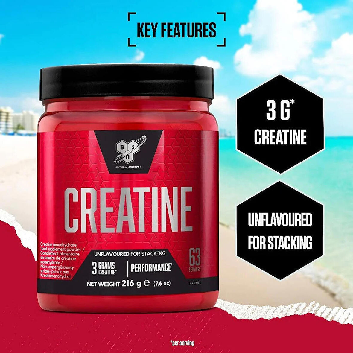 BSN Creatine DNA / 60 serv