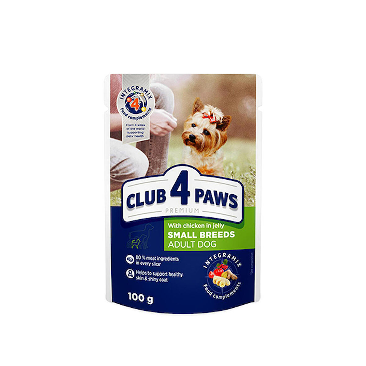 Club4Paws Tavuklu Pouch Küçük Irk Yetişkin Köpek Jöle 100 Gr 456-D0884