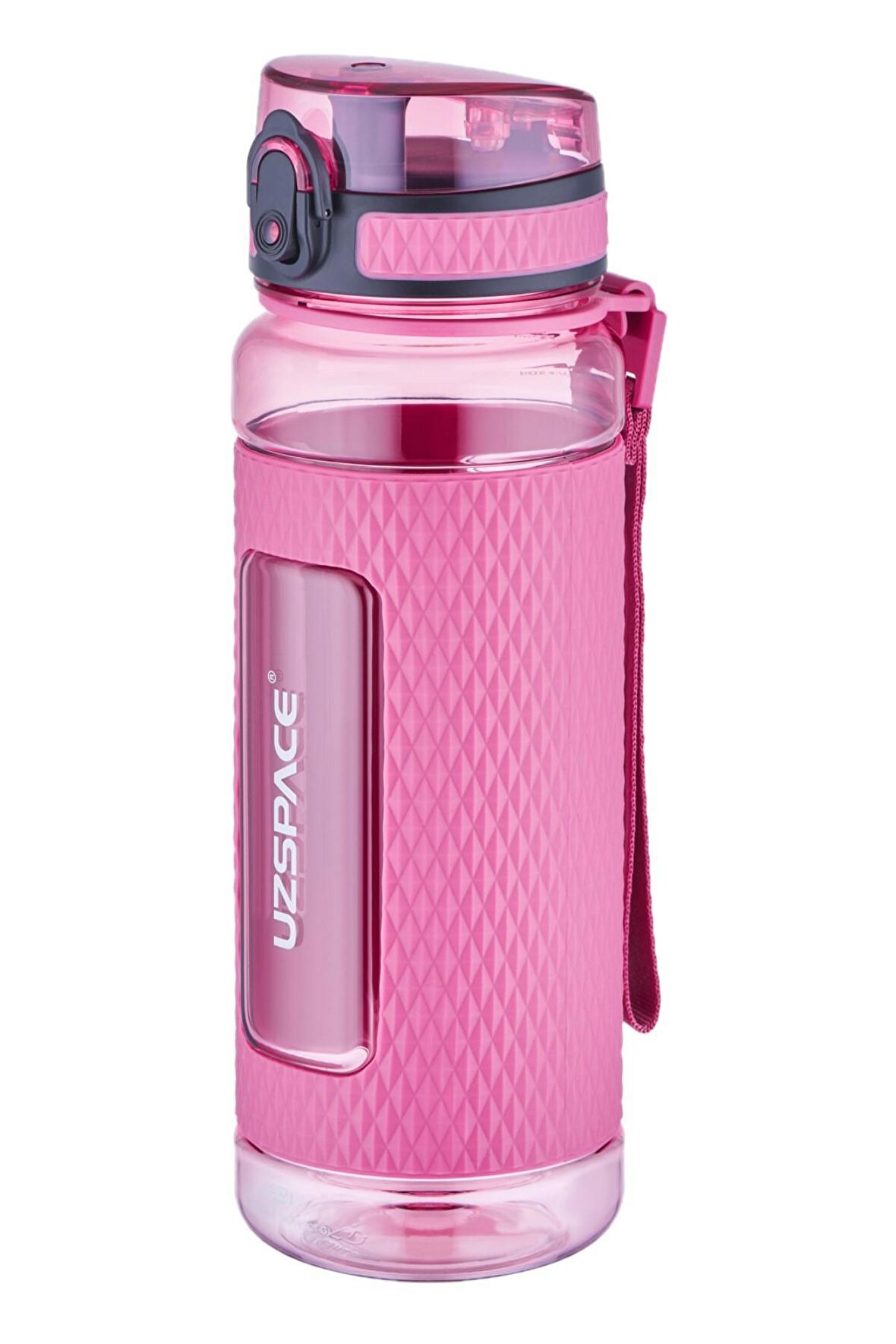 Uzspace FiftyFifty 800ml -BÜYÜK BOY- Tritan Su Matarası Silikon Korumalı Kaydırmaz Gövde