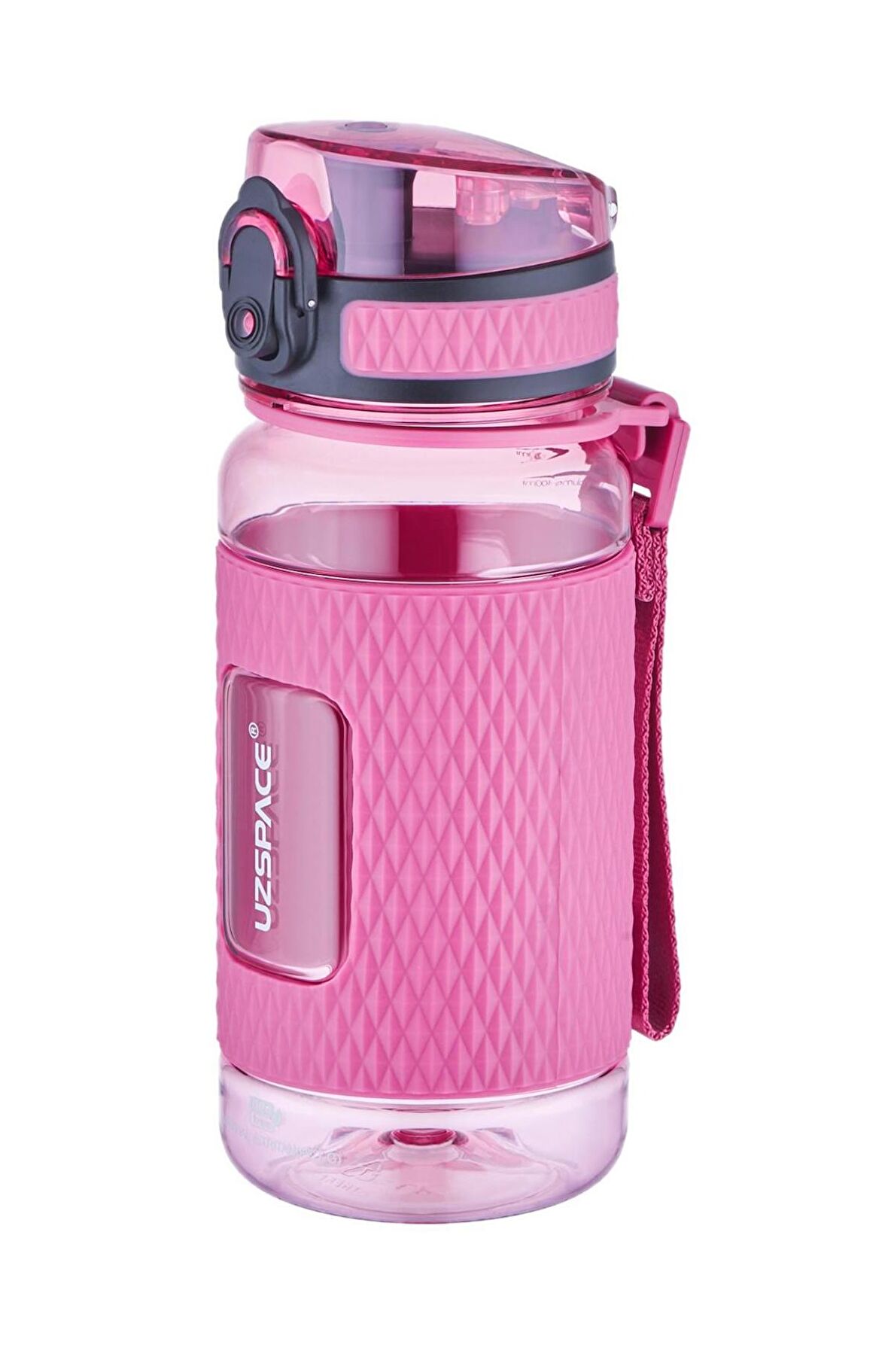 Uzspace FiftyFifty 400ml Çocuk Tritan  Su Matarası Silikon Korumalı Kaydırmaz Gövde