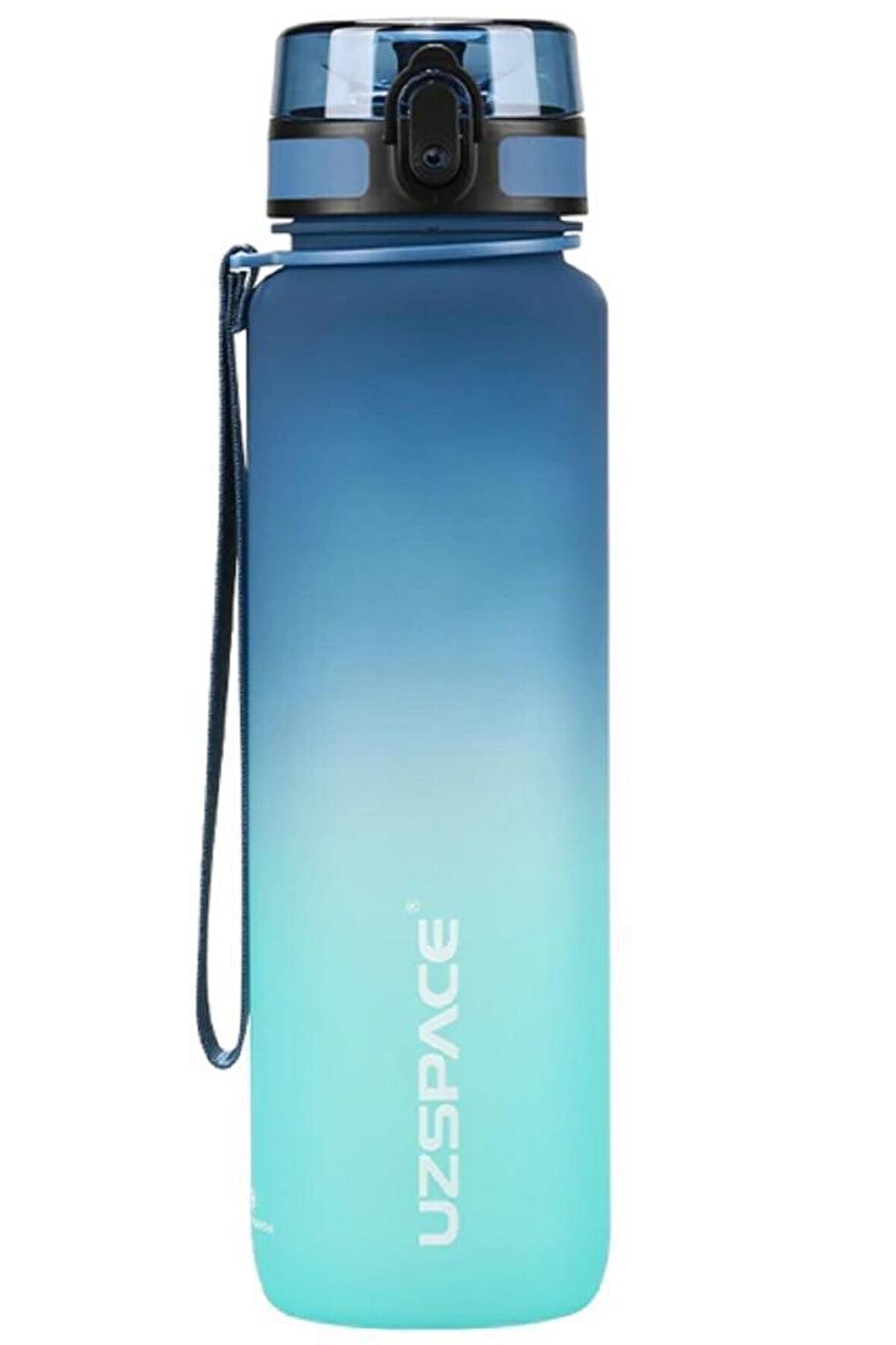 Uzspace Tritan Su Matarası 1000Ml VGN3038 Mavi Yeşil