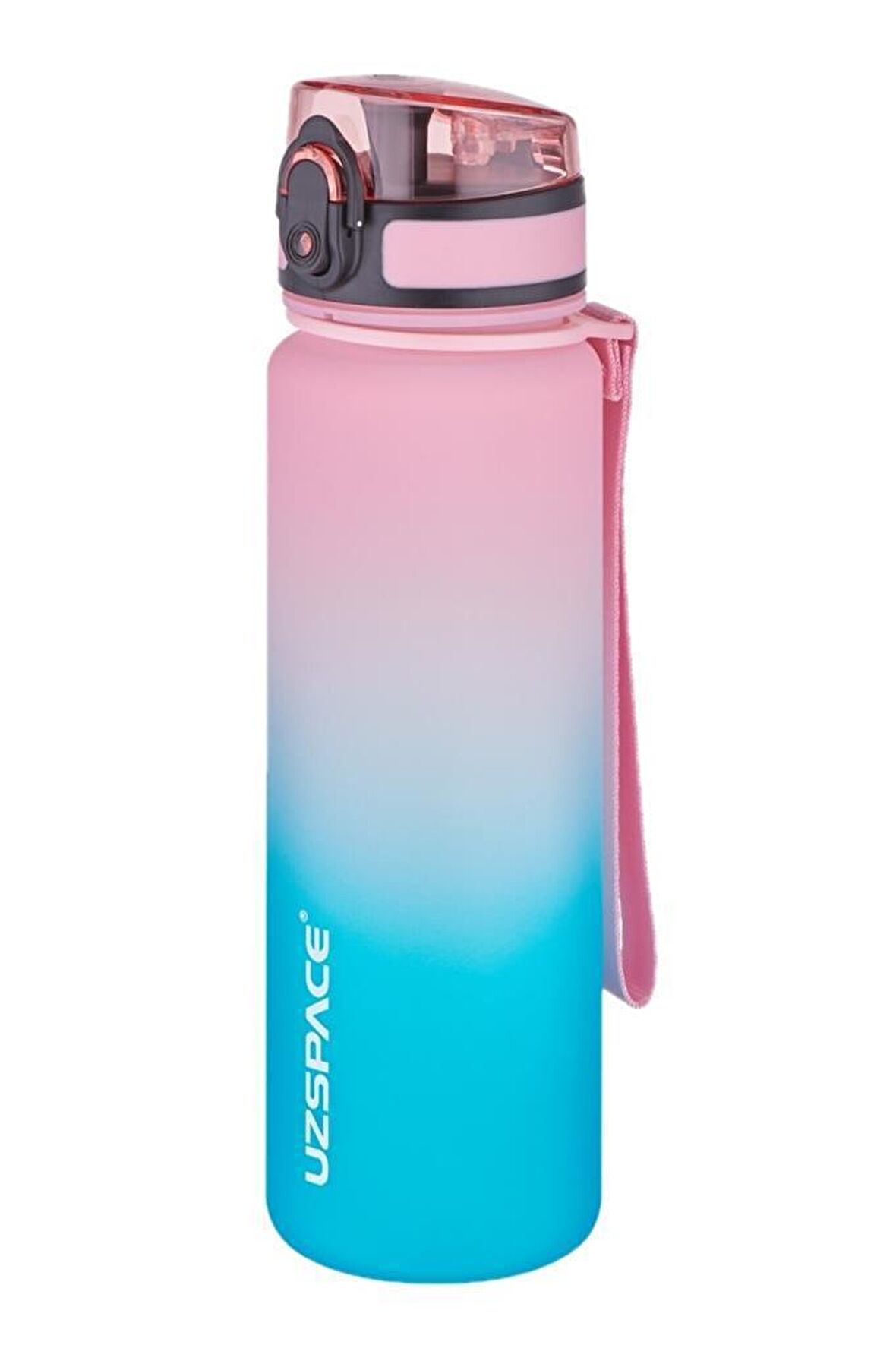 Uzspace Tritan Su Matarası 500Ml VGN3026 Pembe Turkuaz