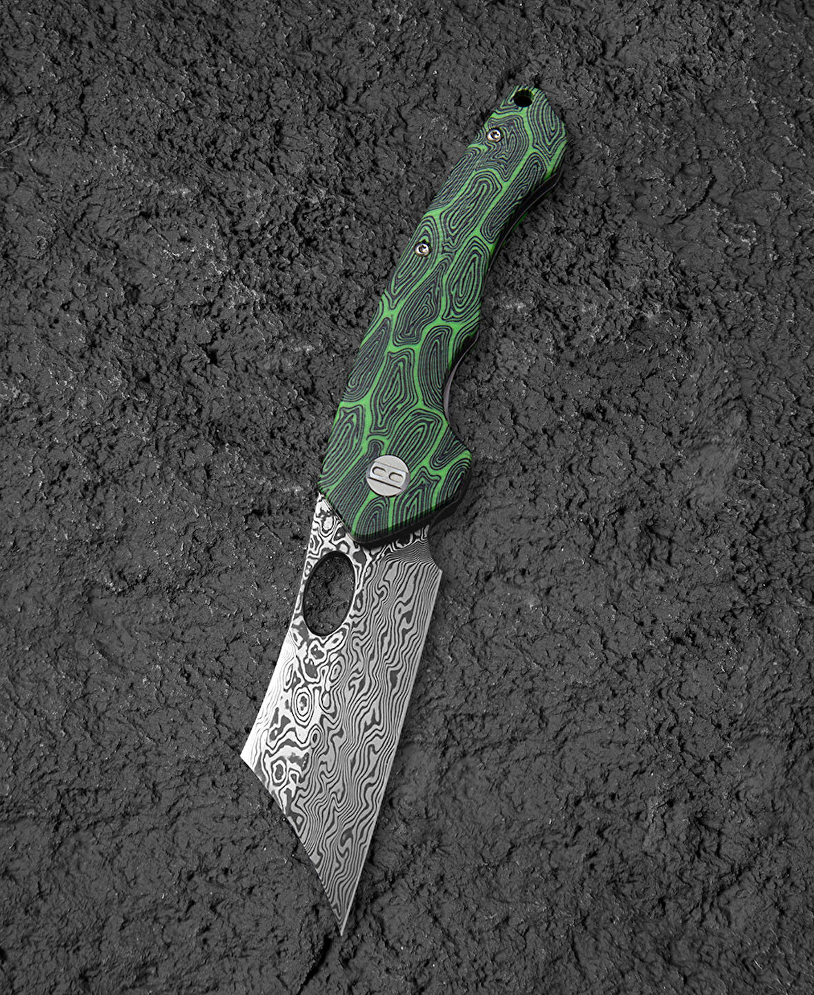 BESTECH SKIRMISH BL07C Şam G10 Sap Damascus Çakı