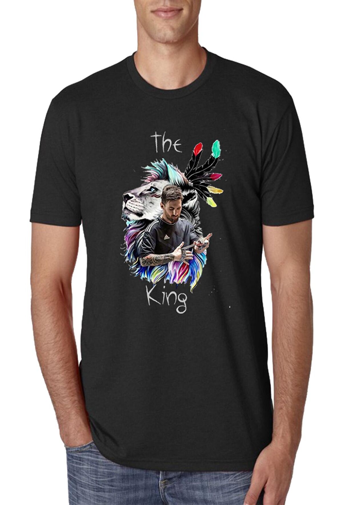 MESSI THE KING DESIGN TİŞÖRT