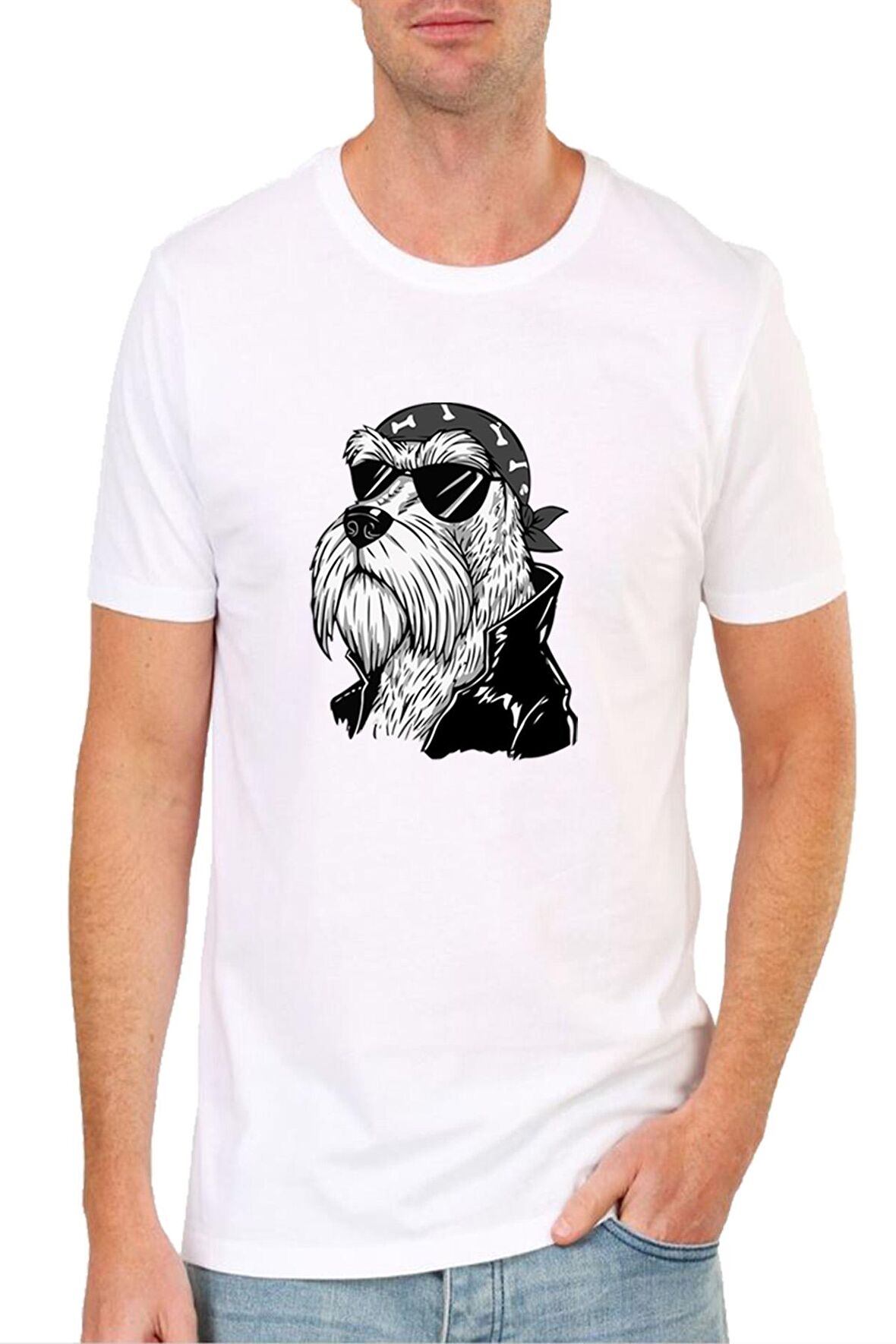 MOTORCYCLE DOG DESIGN TİŞÖRT