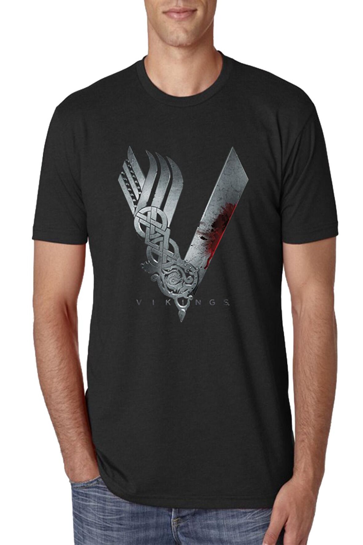 VIKINGS LOGO DESIGN TİŞÖRT