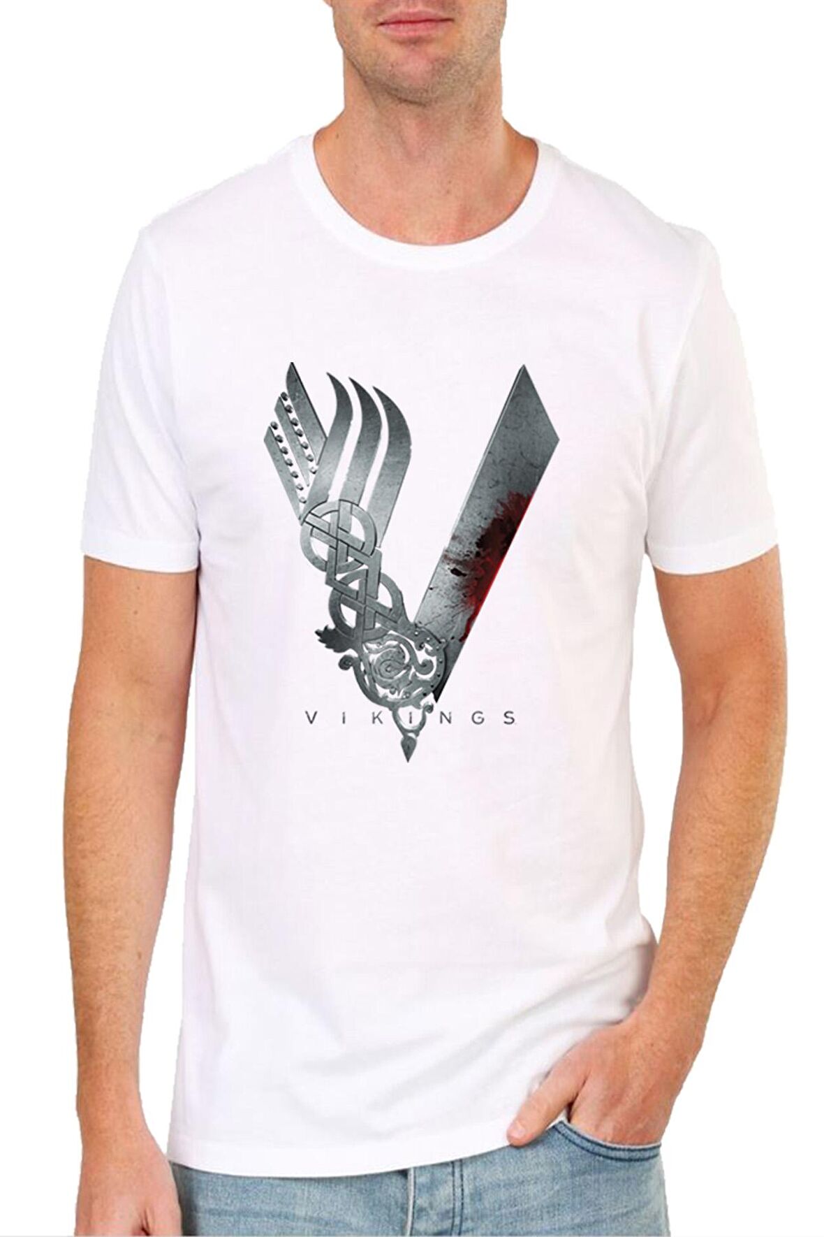 VIKINGS LOGO DESIGN TİŞÖRT
