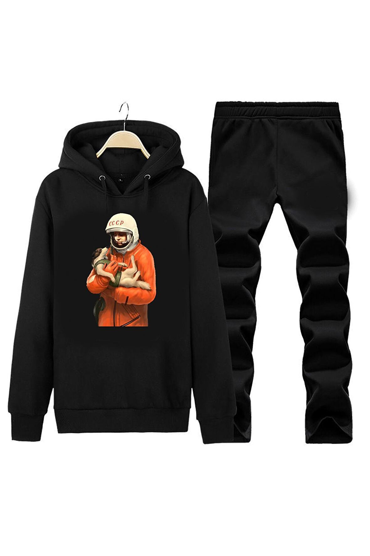 LAIKA & GAGARIN UNISEX HOODIE DESIGN EŞOFMAN TAKIMI