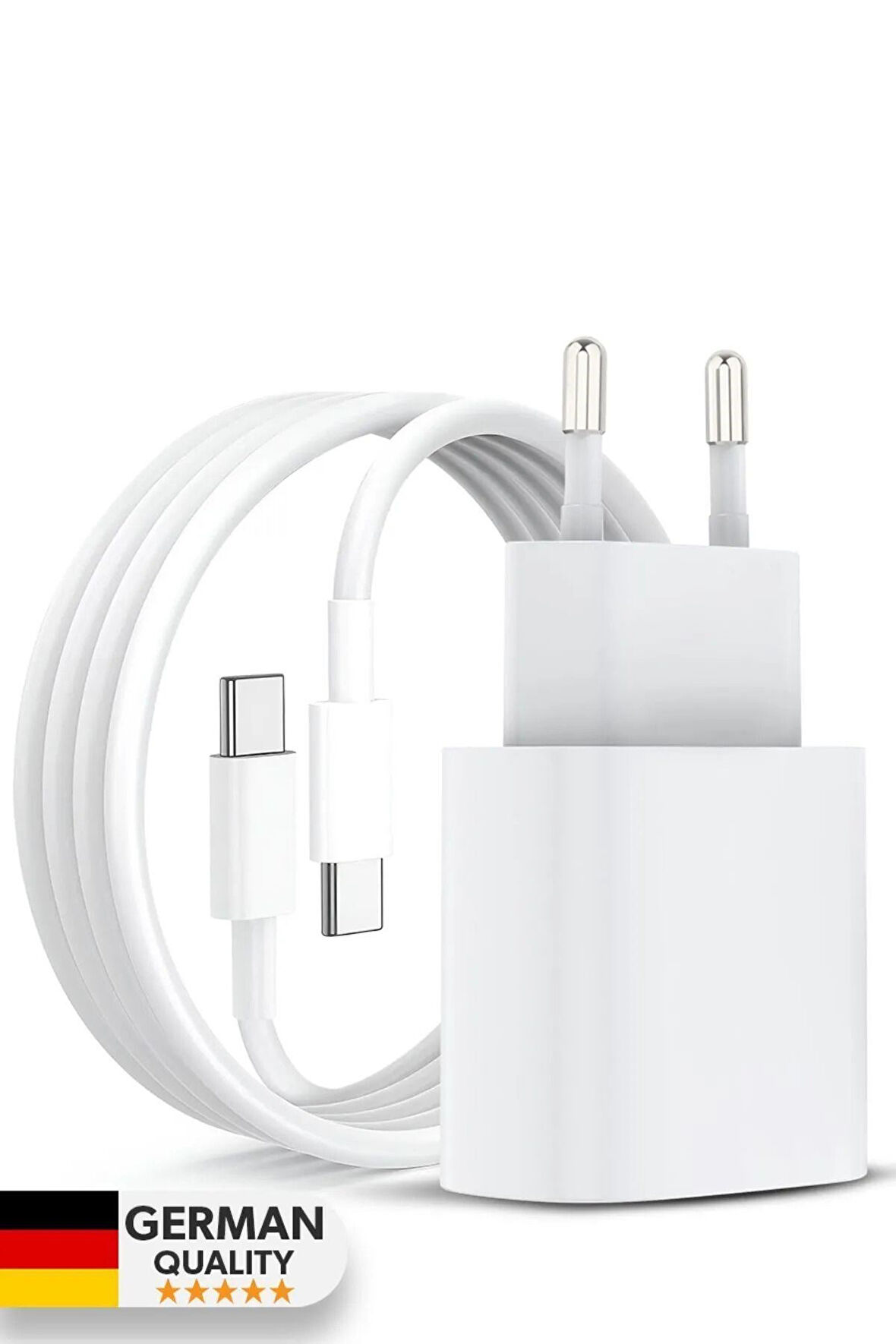 Apple Uyumlu 15/16 Pro Yeni Nesil Usb-c To Usb-c Girişli 25watt Hızlı Adaptör Kablo