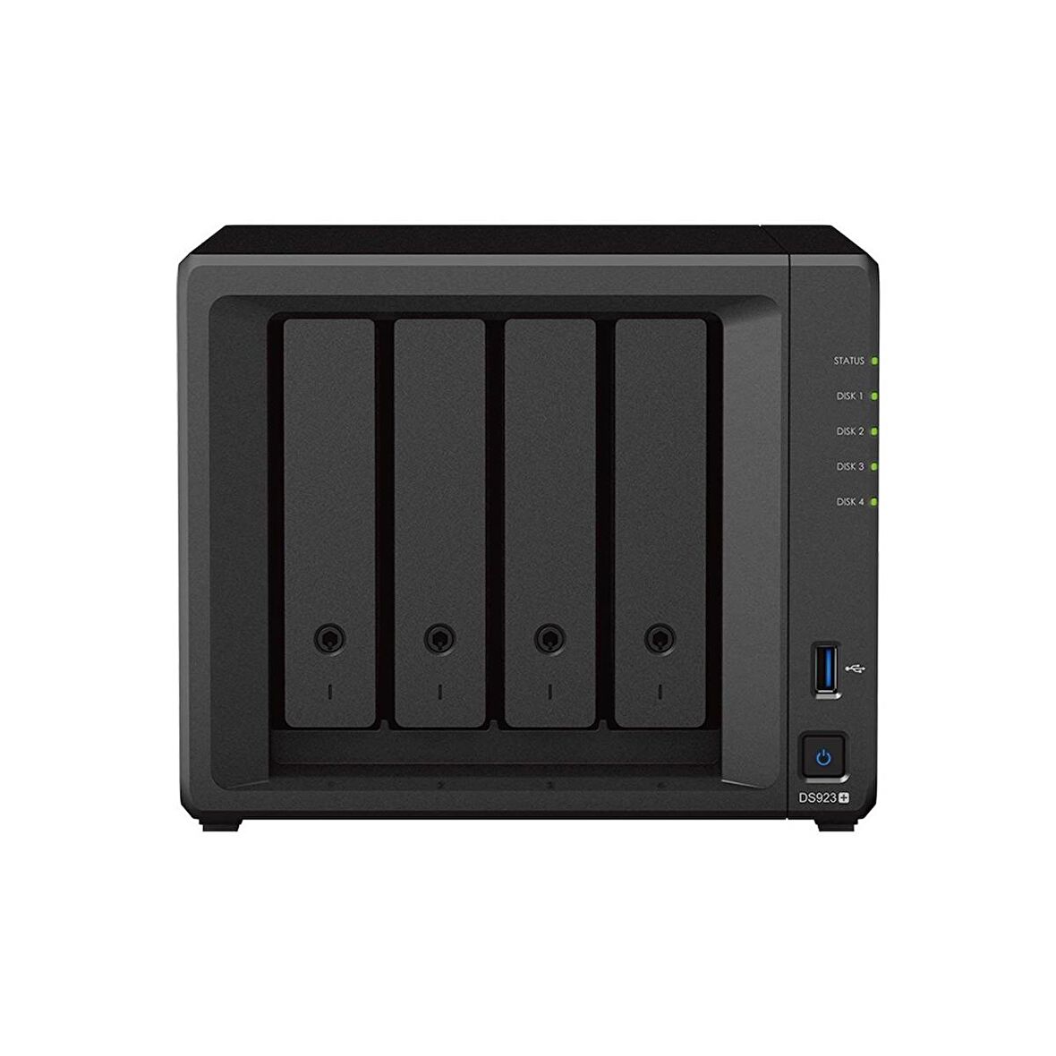 SYNOLOGY DS923PLUS06 Ryzen R1600 4GB 4x2TB HDD 4x3.5" SATA Desteği RAID(0-1-5-6-10) NAS Depolama Ünitesi