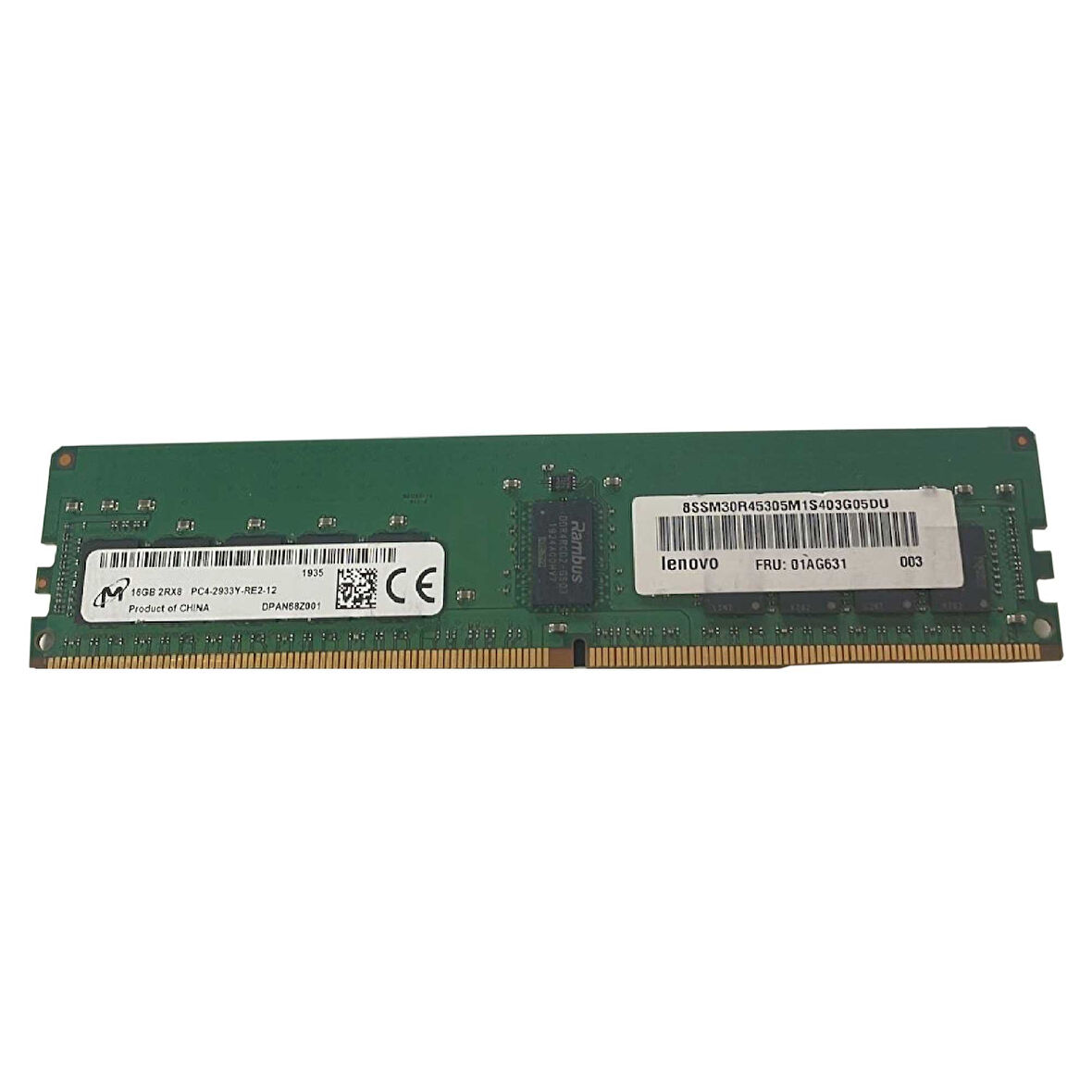 Micron 16GB DDR4 2933MHz Sunucu Ram