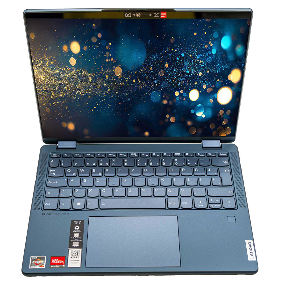 Lenovo Yoga 6 83B2008RTX01 Ryzen7 7730U 16GB 2TBSSD 13.3" FHD+ Touch FreeDOS Dizüstü Bilgisayar-CNT002