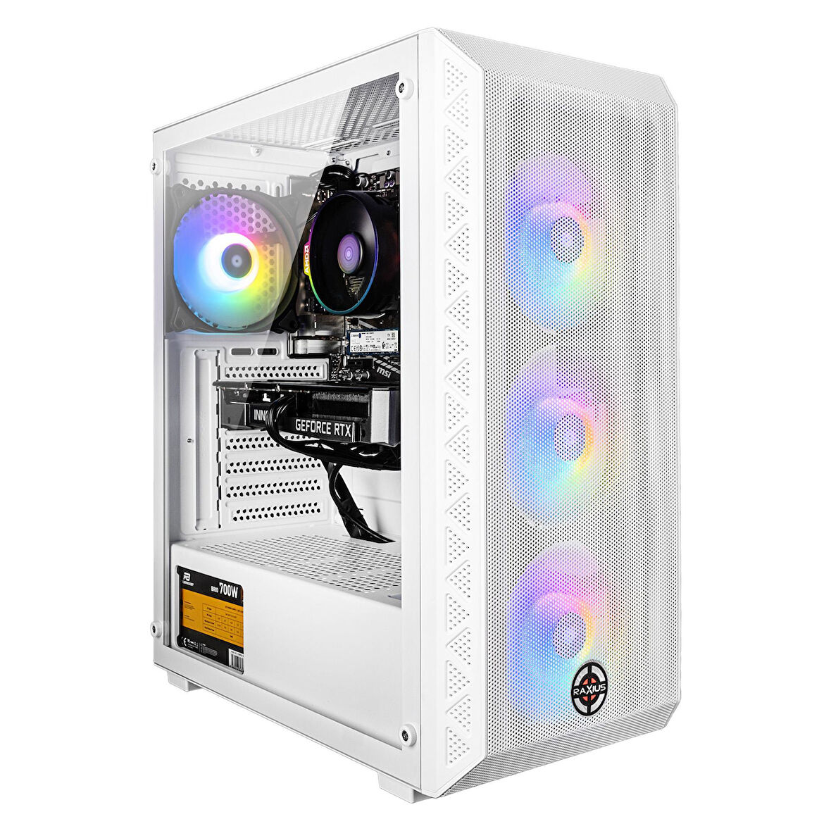 RaXius Nova G2 i7 4060-27F14 i7-12700F 32GB 1TBSSD RTX4060 W11P Gaming Masaüstü Bilgisayar