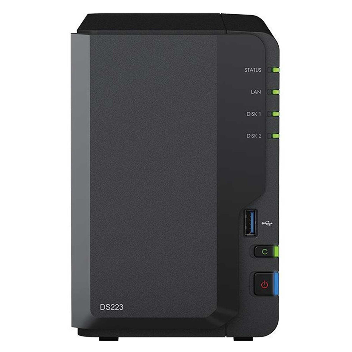 Synology DS223A2 2GB 2TBHDD 2x3.5" SATA Desteği RAID(0-1) NAS Depolama Ünitesi