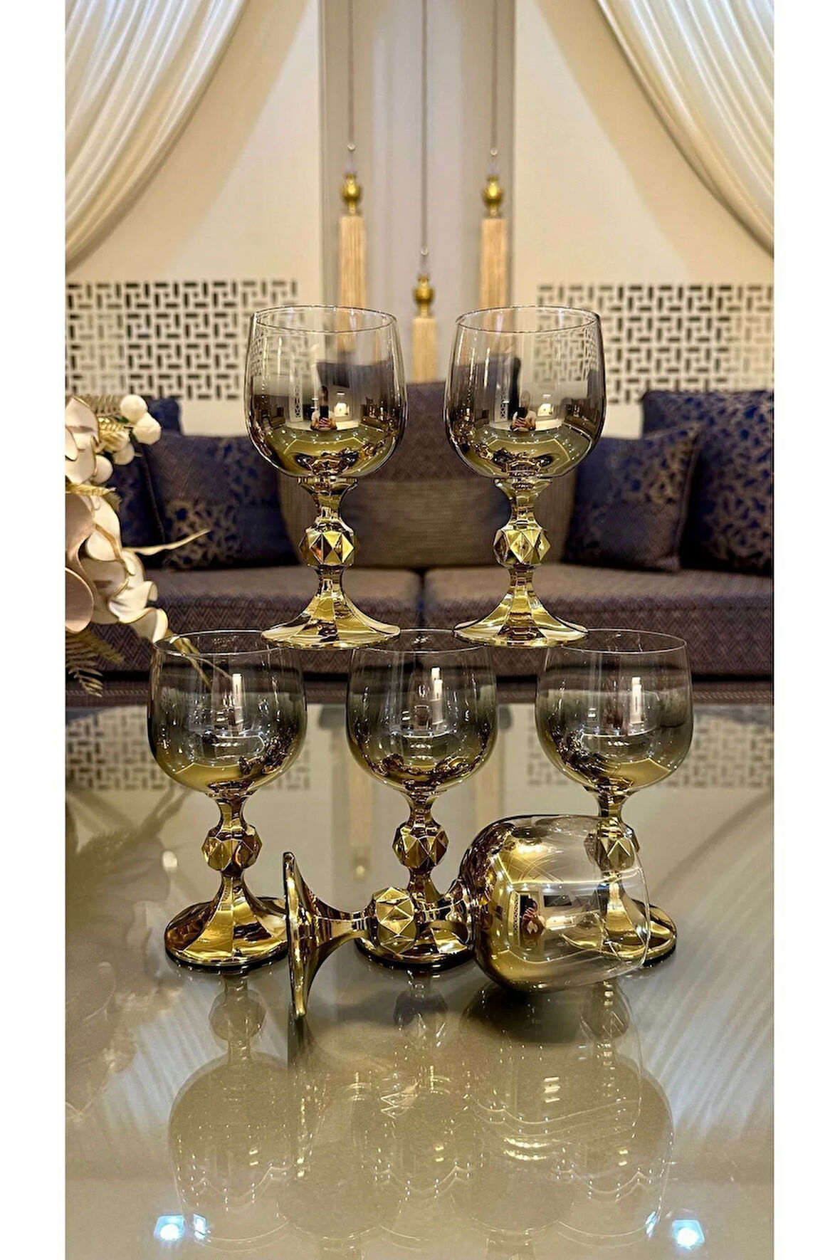 Crystalıte Gold Kahve Yanı Su Bardağı 150 Cc