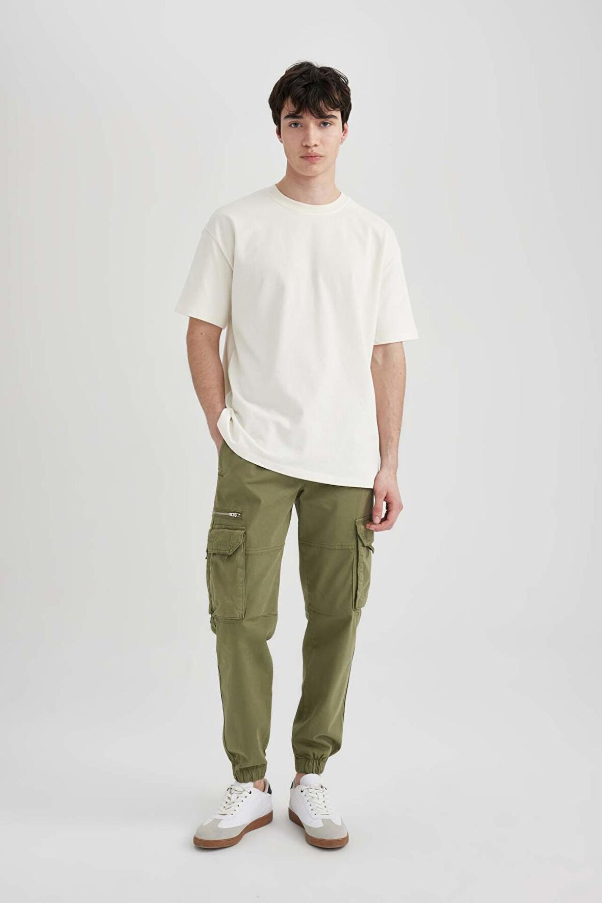 DeFacto Regular Kargo Cepli Jogger Pantolon B6146AX24SPKH262