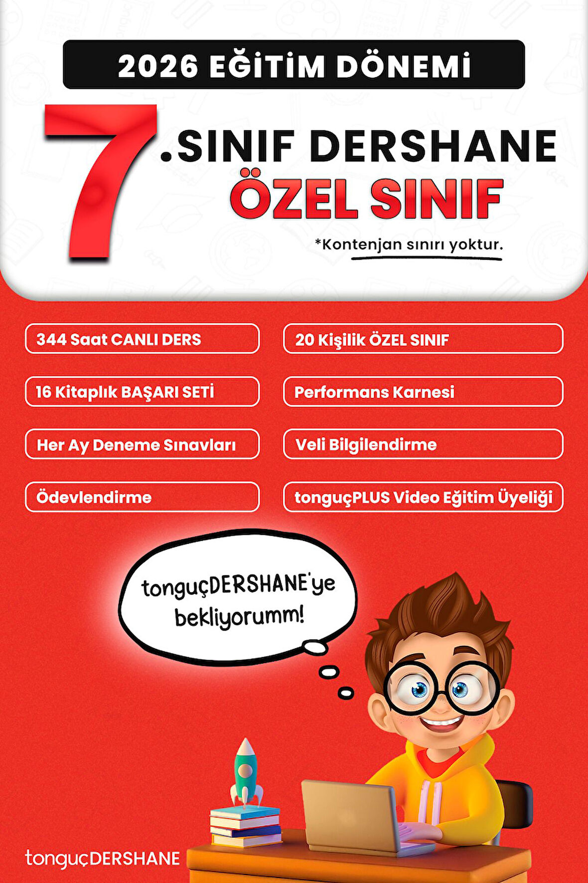 ERKEN KAYIT FIRSATI 2026 7. Sınıf Dershane Özel Sınıf ⭐⭐⭐⭐