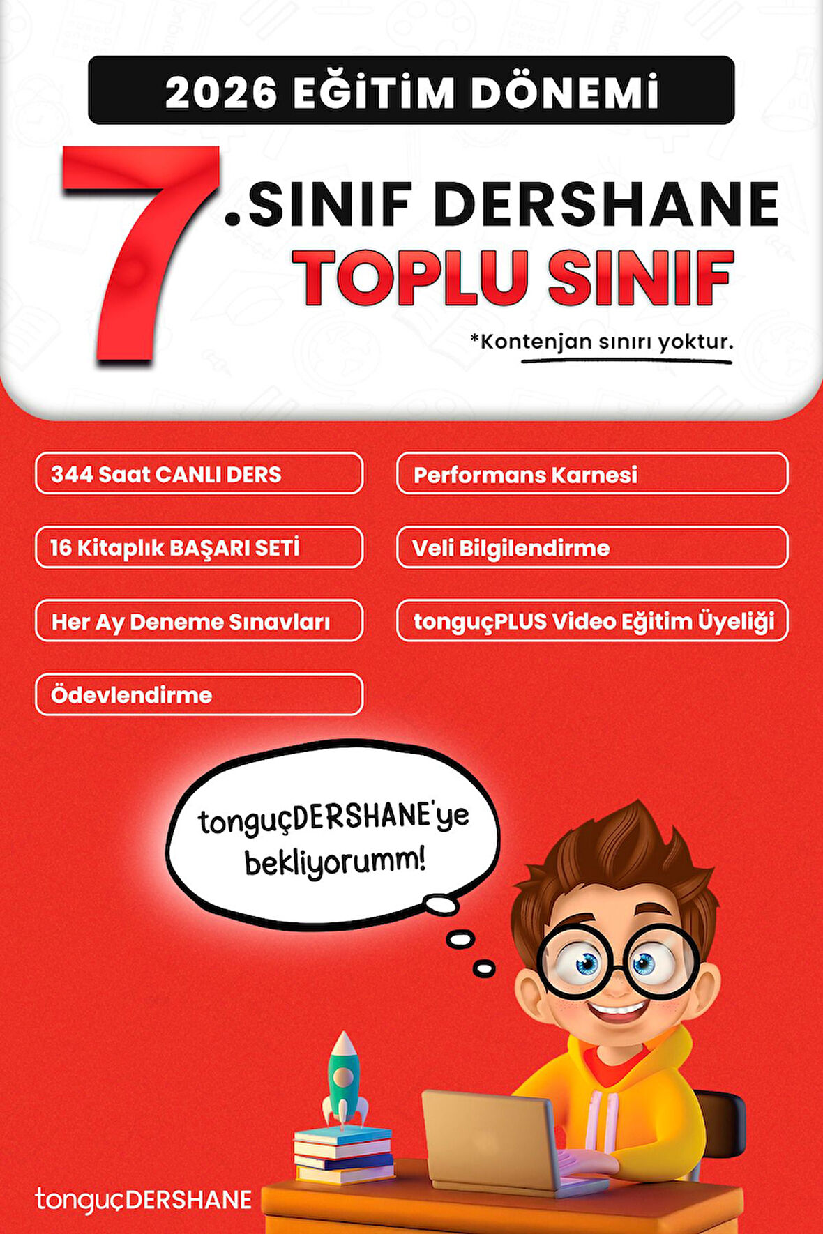 ERKEN KAYIT FIRSATI 2026 7. Sınıf Dershane Toplu Sınıf