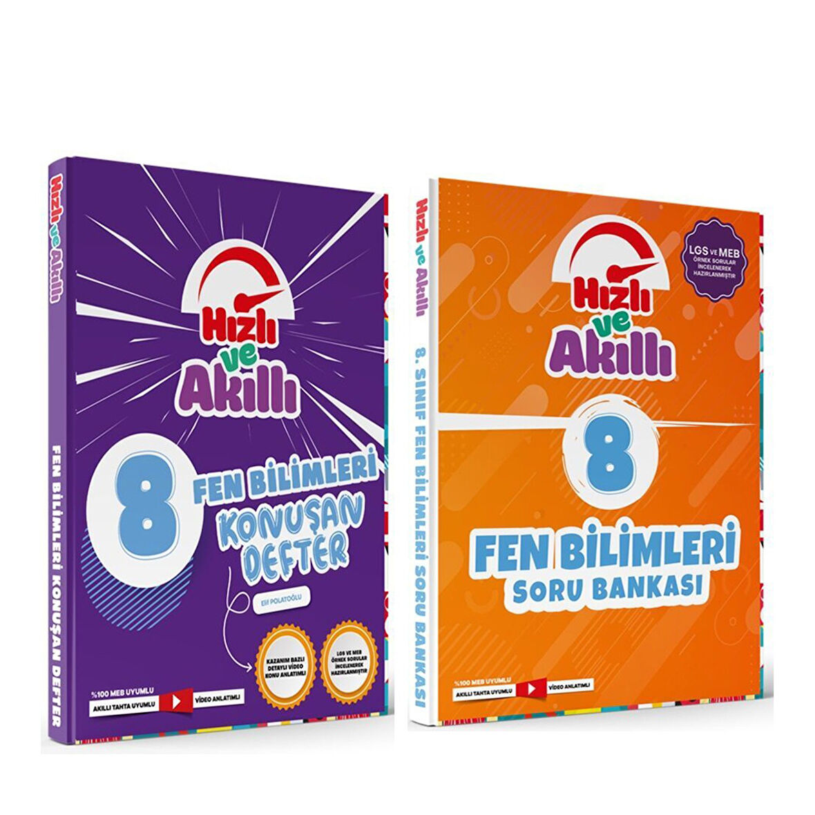 Tammat 8.Sınıf Fen Bilimleri Hızlı ve Akıllı Defter ile Soru Bankası Seti 2 Kitap