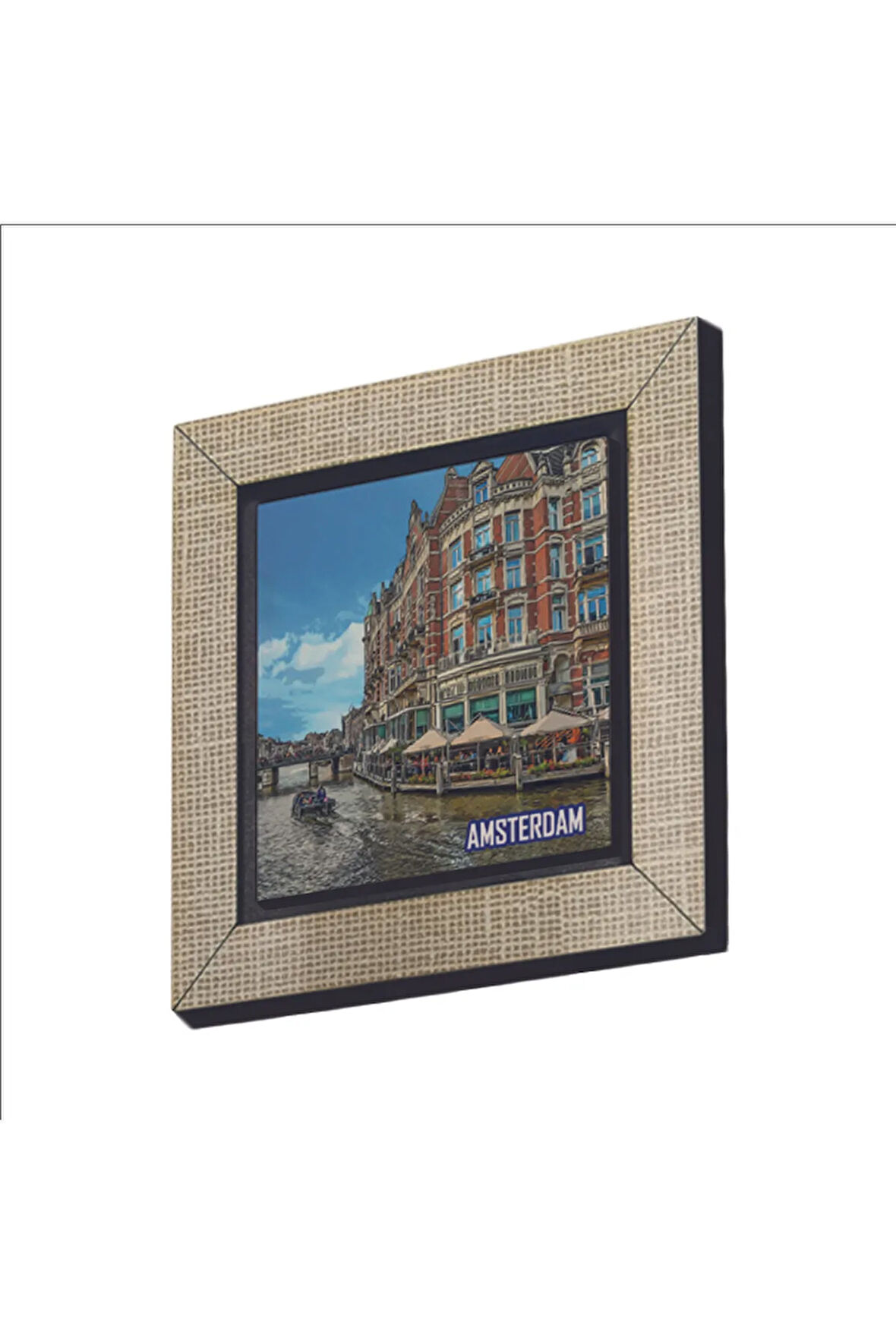 Amsterdam Görseli Baskılı MDF Magnet 7X7