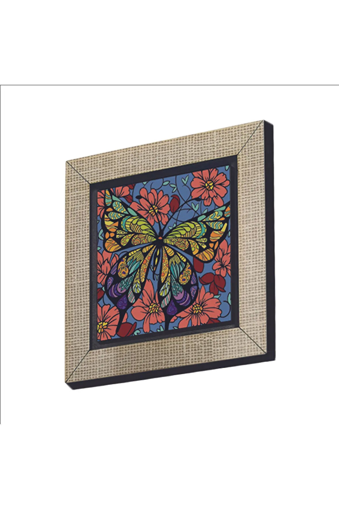 Kelebek Baskılı MDF Magnet 7X7