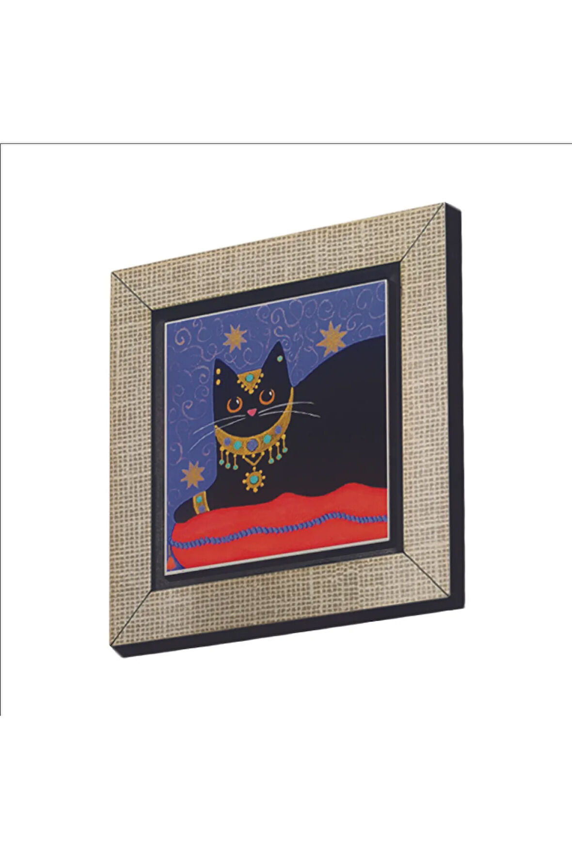 Kedi Baskılı MDF Magnet 7X7