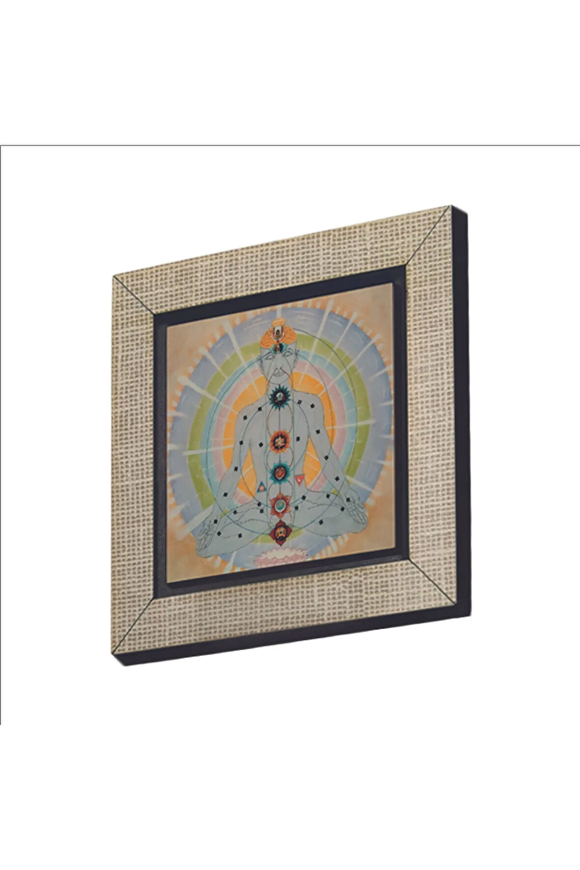 Çakra Enerji Haritası – Meditasyon ve Spritüel Denge Baskılı MDF Magnet 7X7