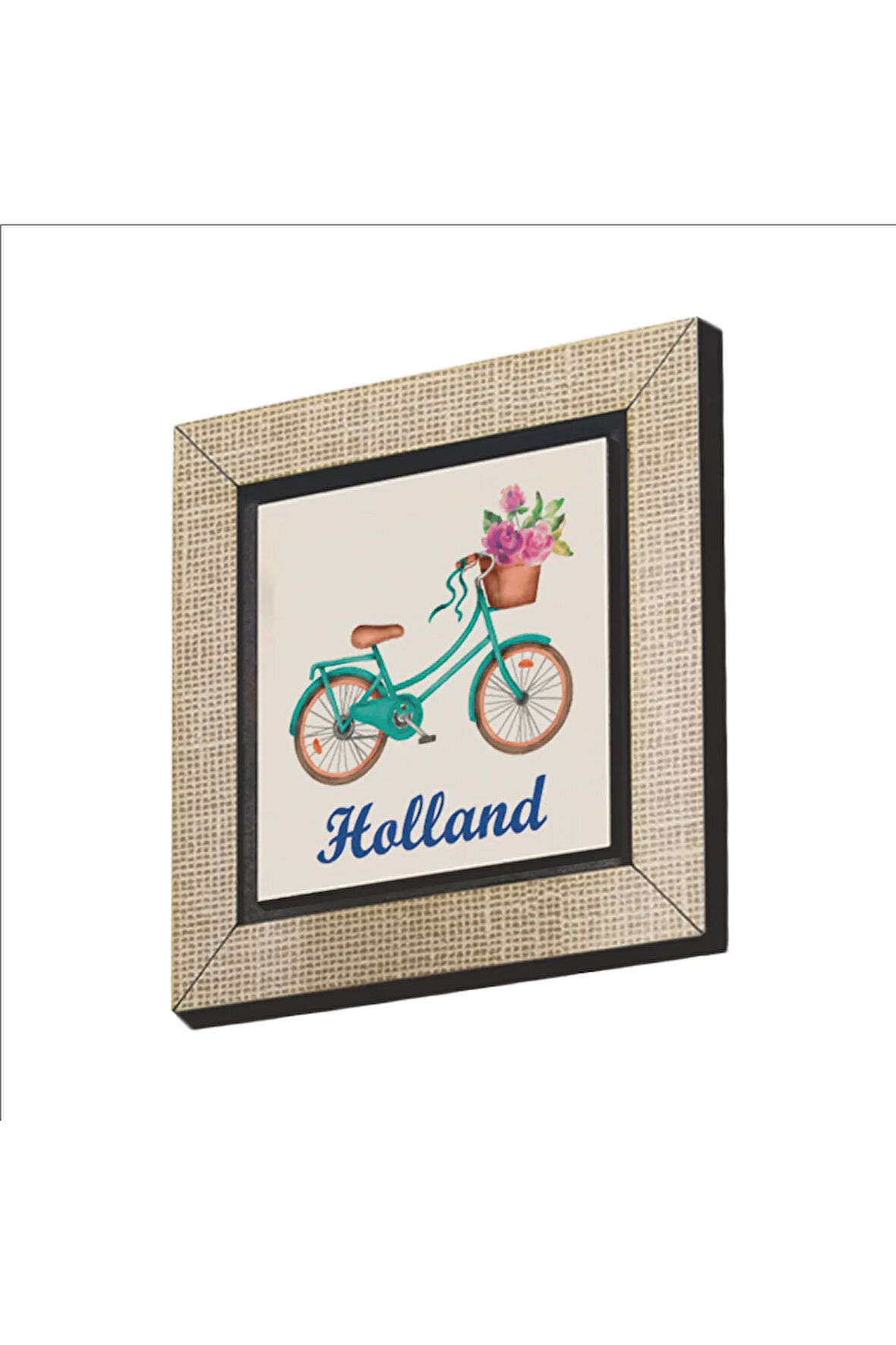 Hollanda Bisklet Görseli Baskılı Mdf Magnet krg-030