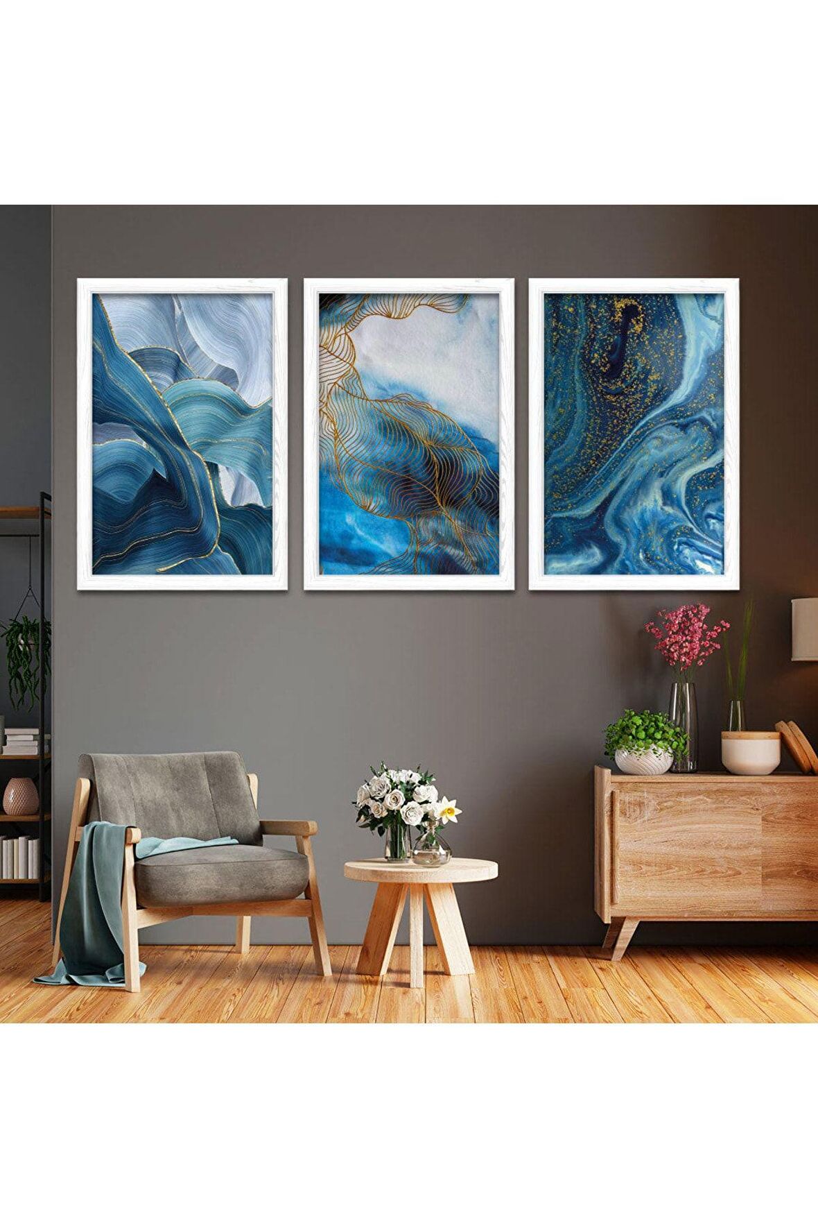 Kız Çocuğu Odası 100 X 50 Cm Saatli Kanvas Tablo