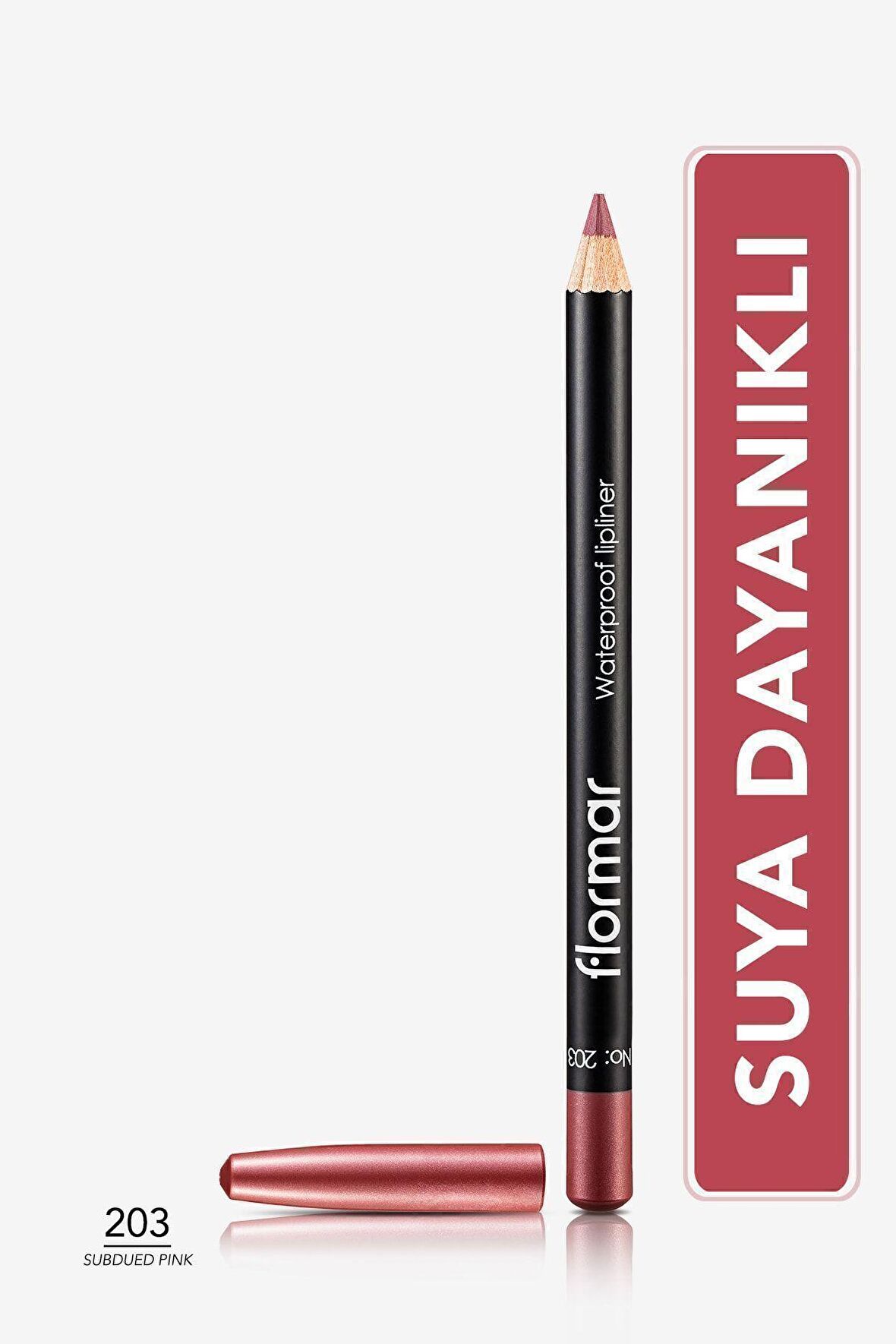 Flormar Dudak Kalemi Waterproof Lipliner 203 Subdued Pink 47000037-203